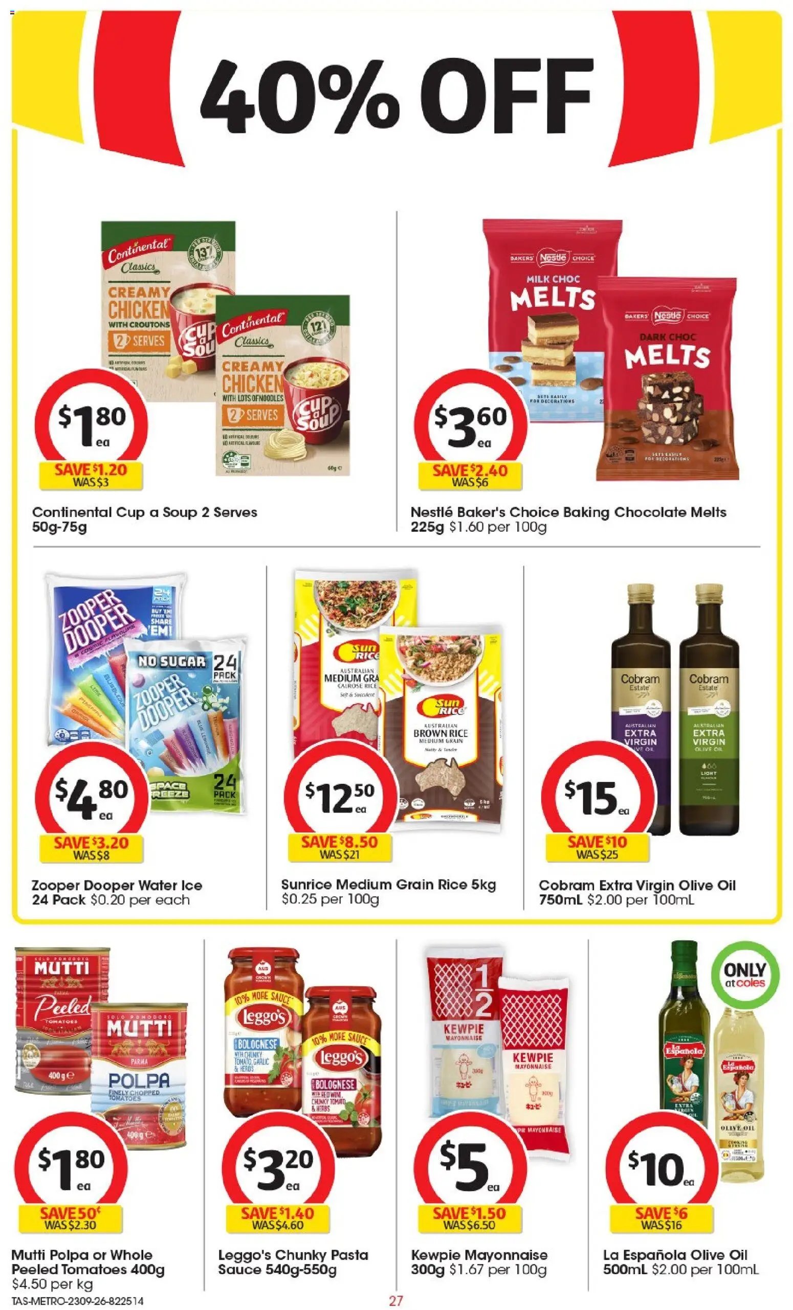 Coles catalogue from 23/09/2026 Coles Catalogue TAS