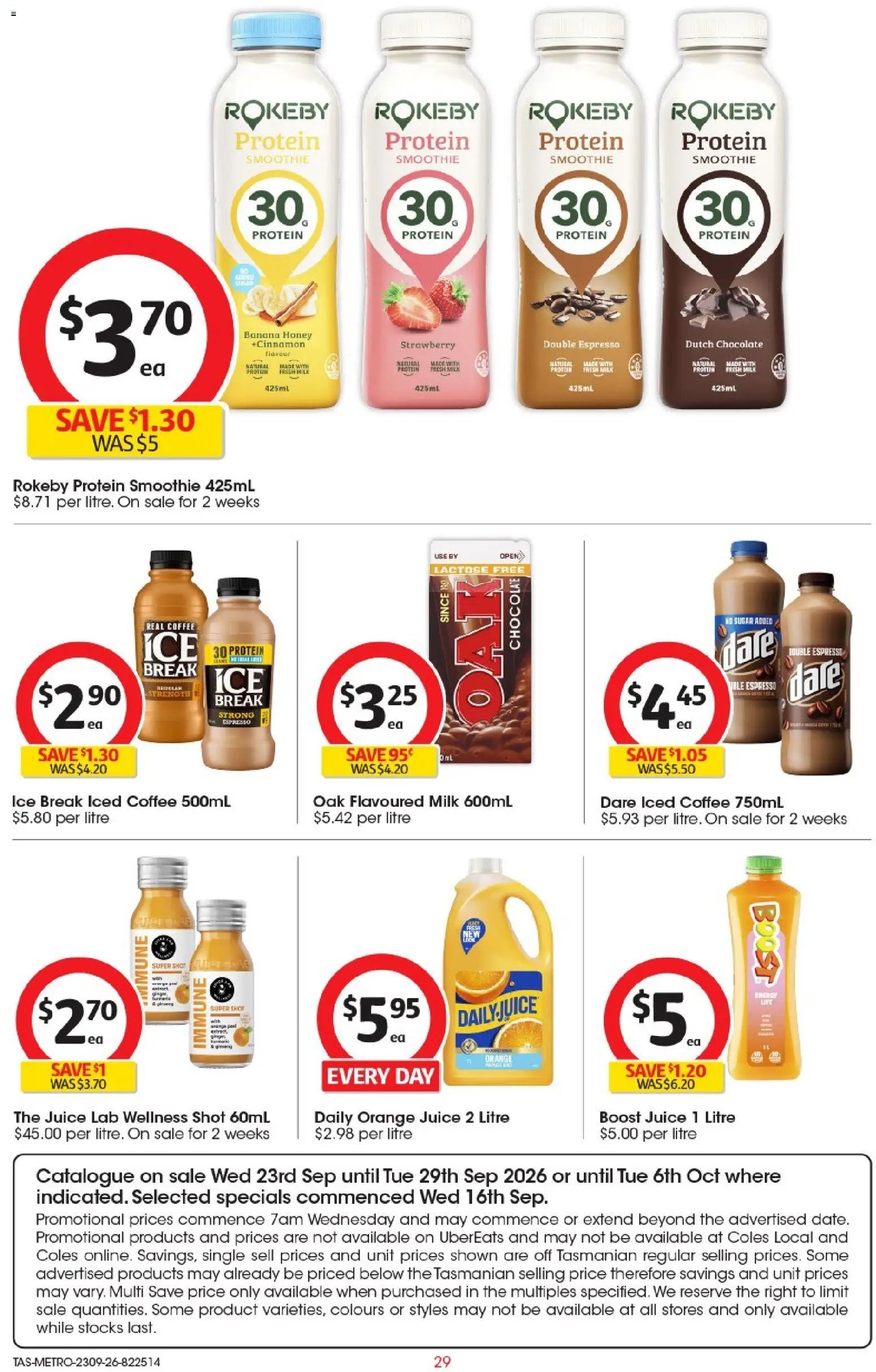 Coles catalogue from 23/09/2026 Coles Catalogue TAS