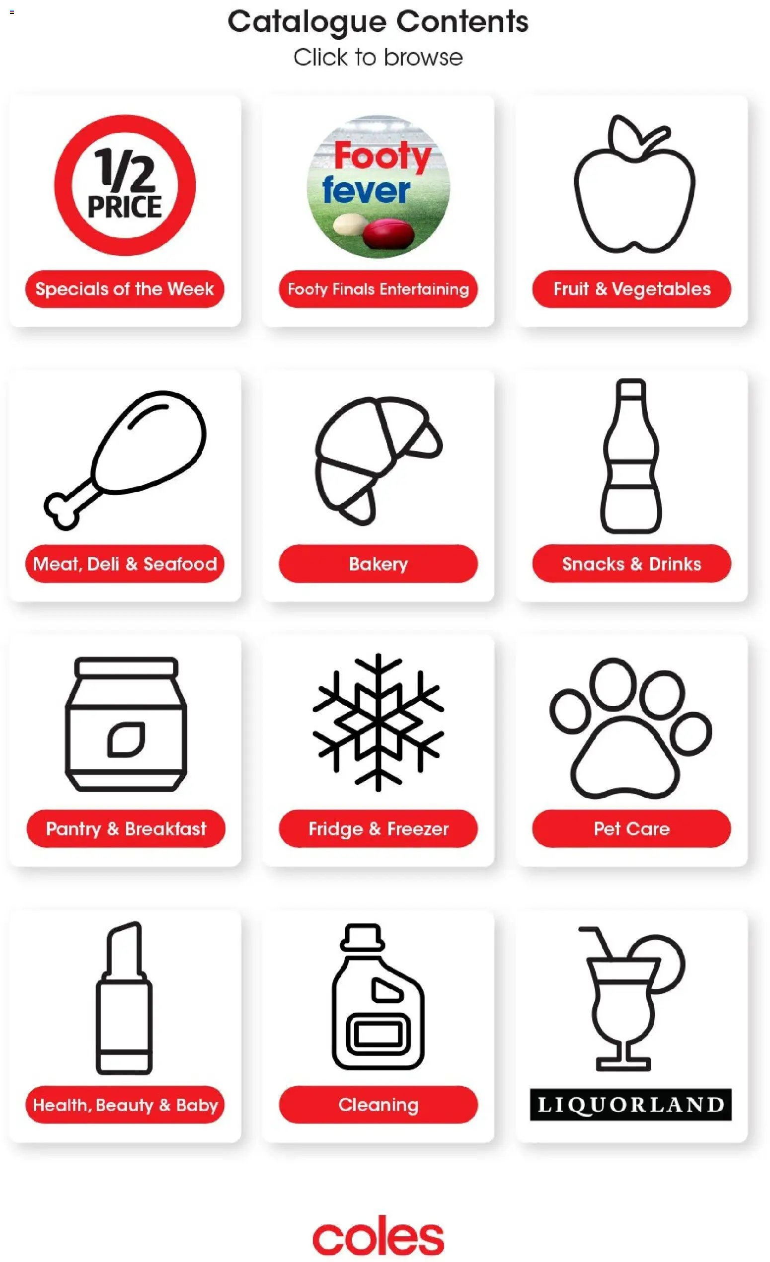 Coles catalogue from 23/09/2026 Coles Catalogue TAS