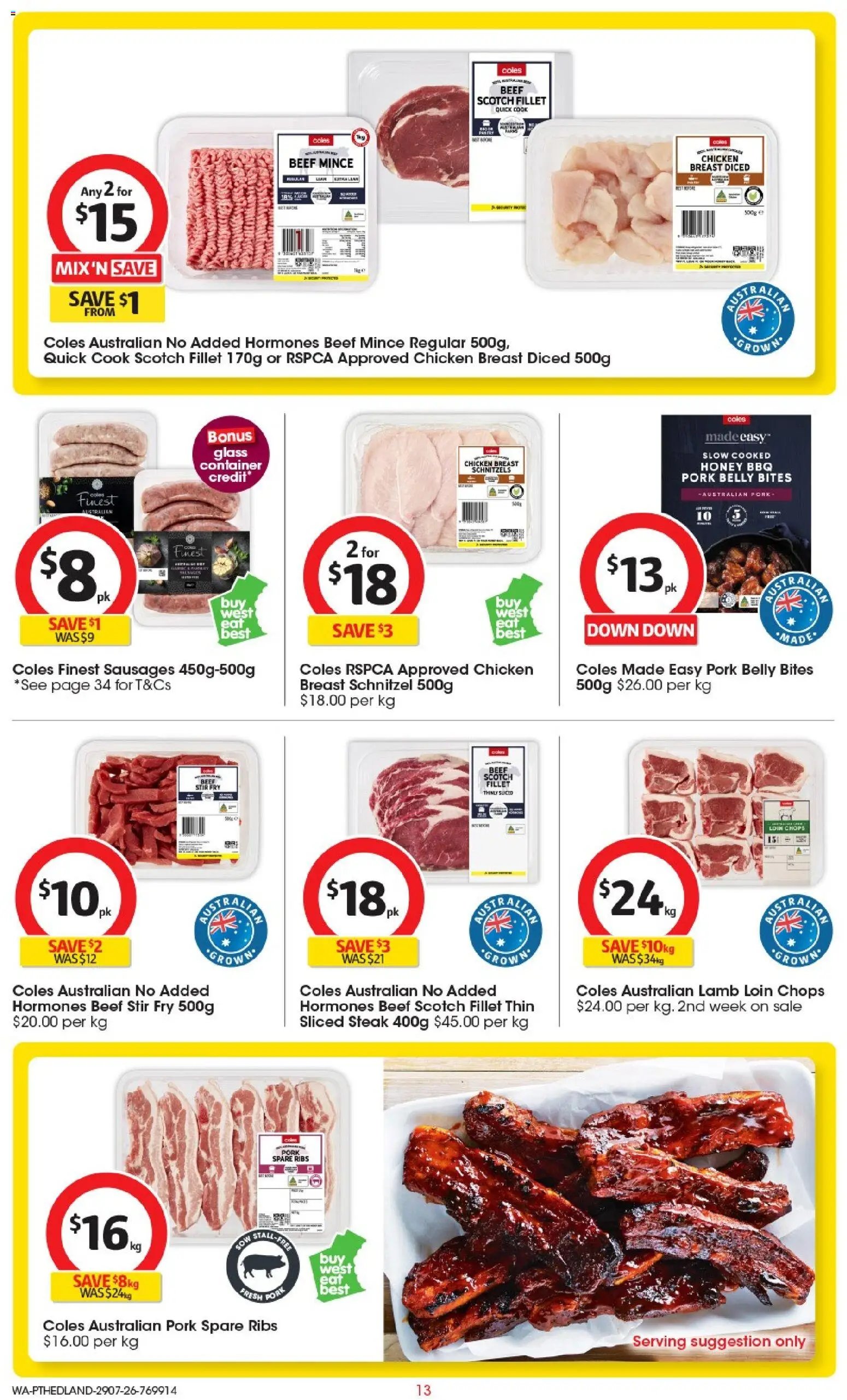 Coles catalogue from 29/07/2026 Coles catalogue PT Hedland