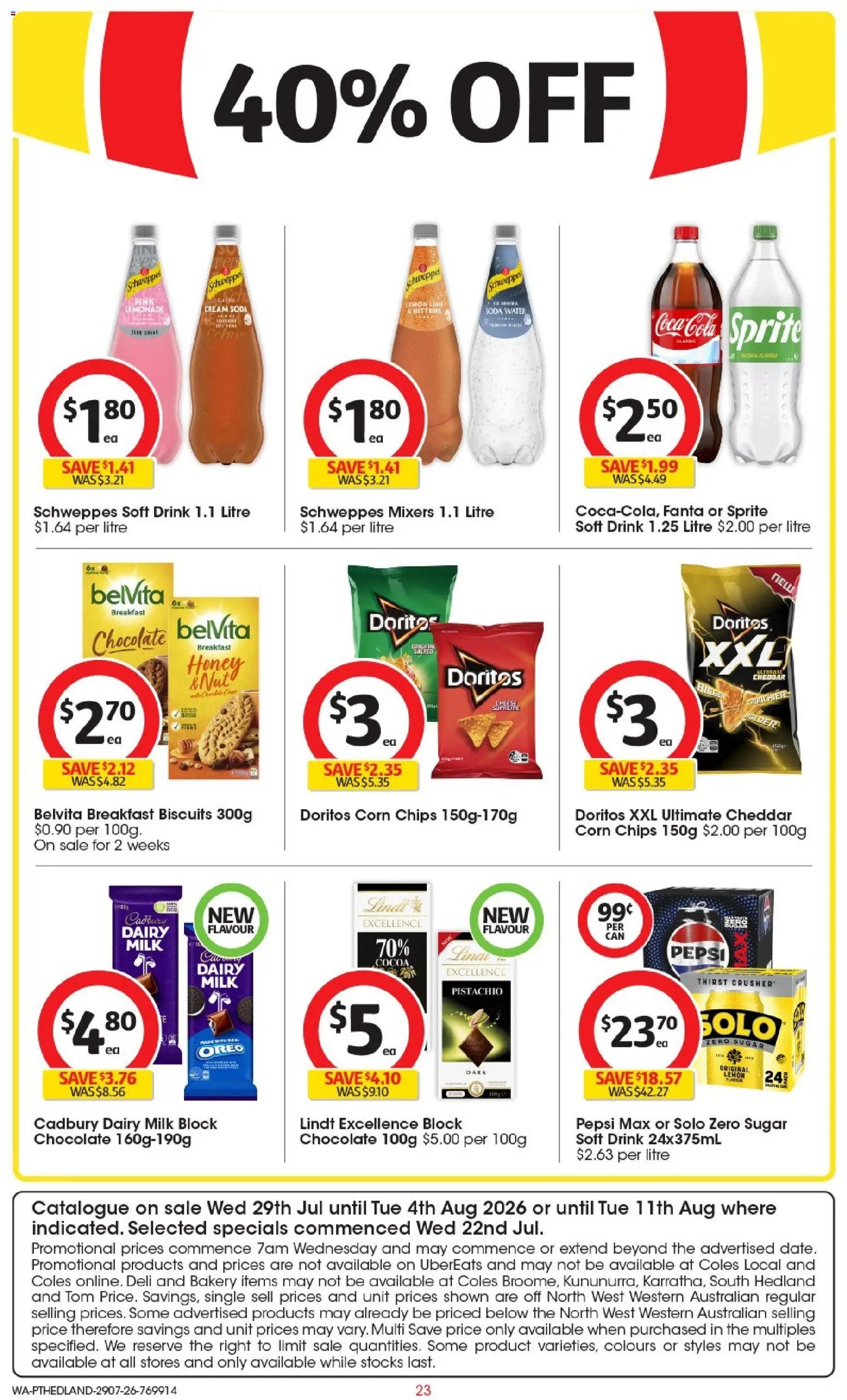 Coles catalogue from 29/07/2026 Coles catalogue PT Hedland