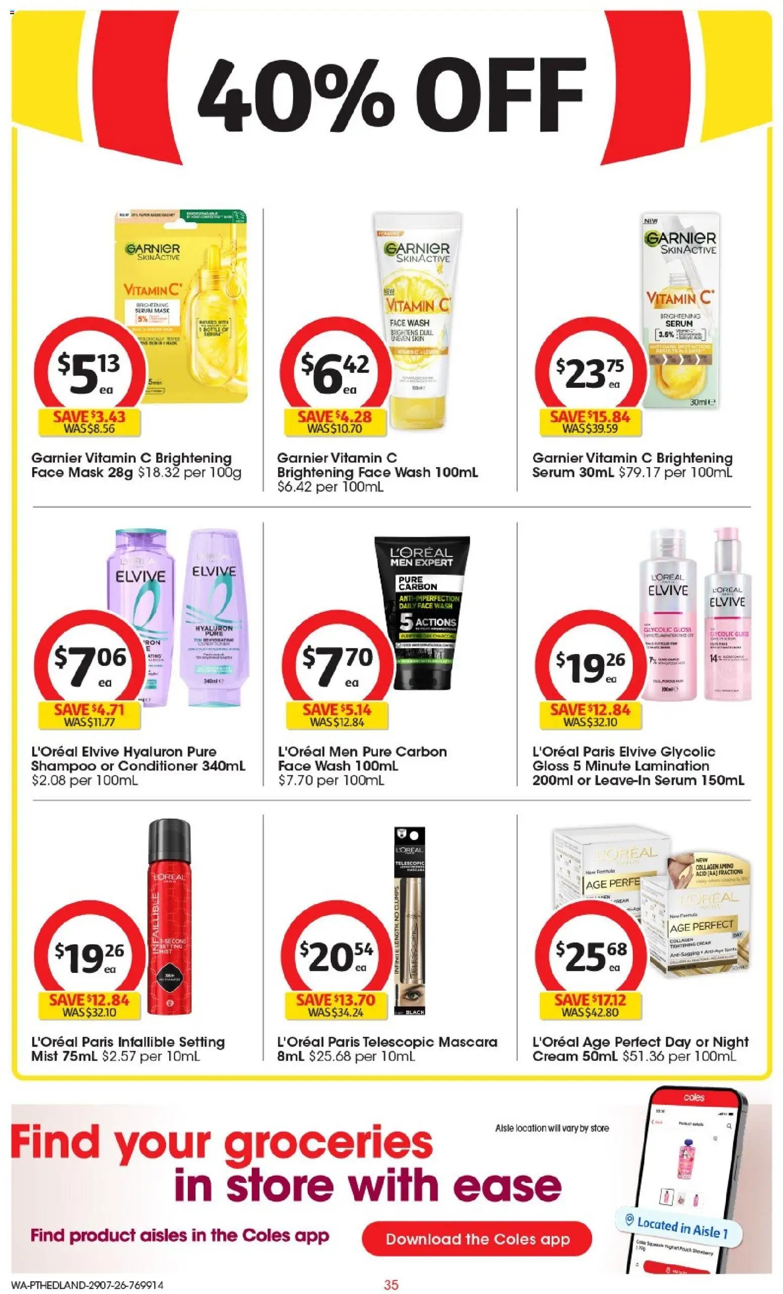 Coles catalogue from 29/07/2026 Coles catalogue PT Hedland
