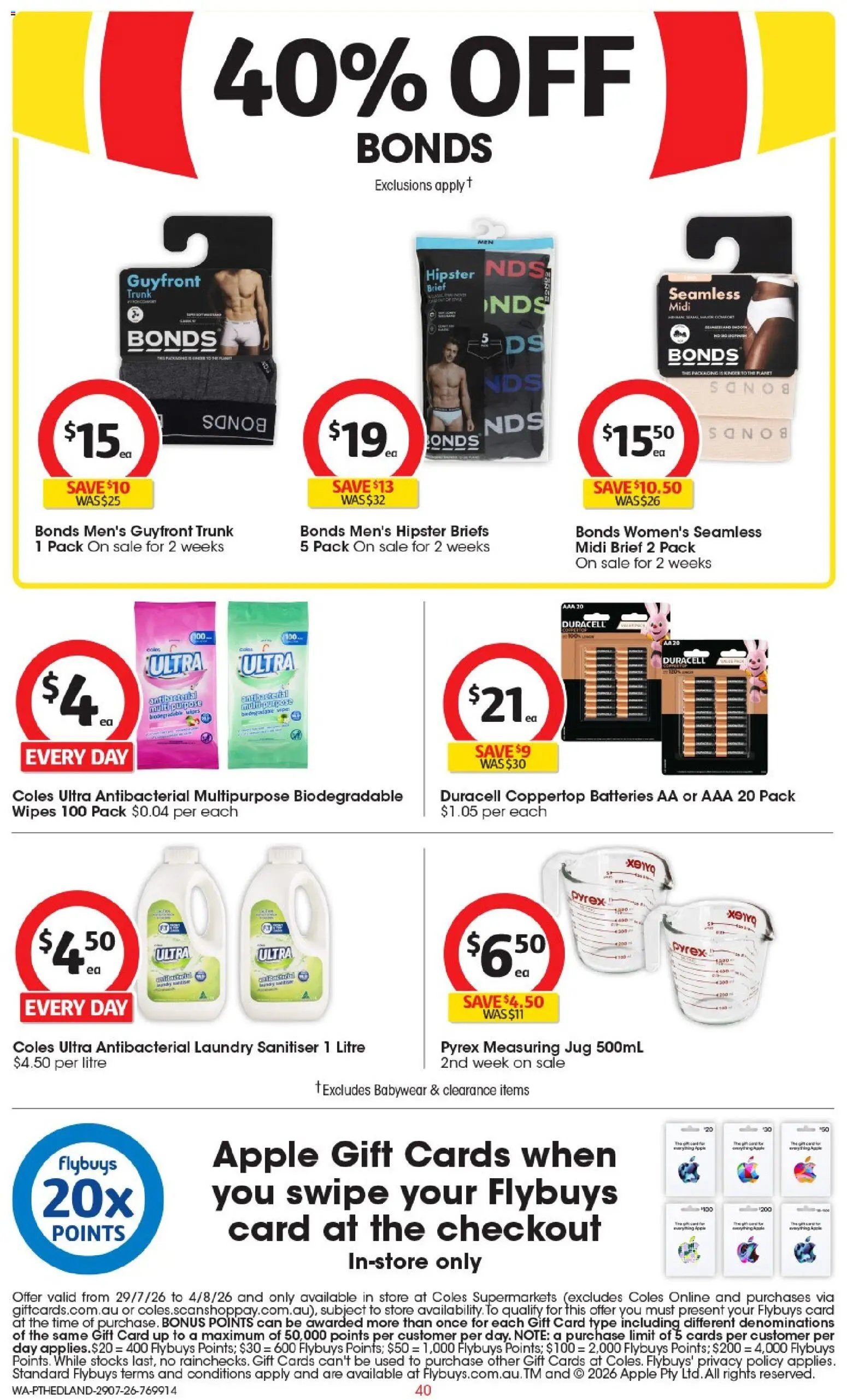 Coles catalogue from 29/07/2026 Coles catalogue PT Hedland