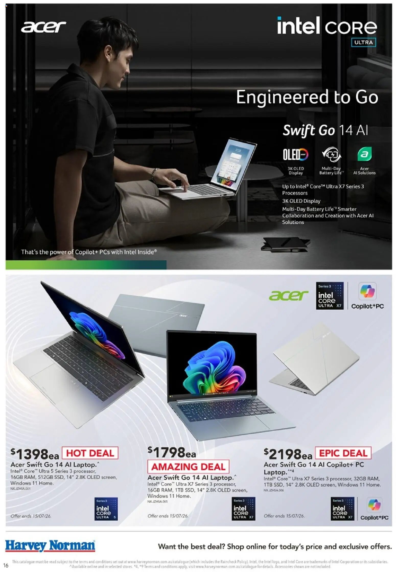 Harvey Norman catalogue from 09/07/2026 Harvey Norman Computers Shop Hot Offers Digital Catalogue