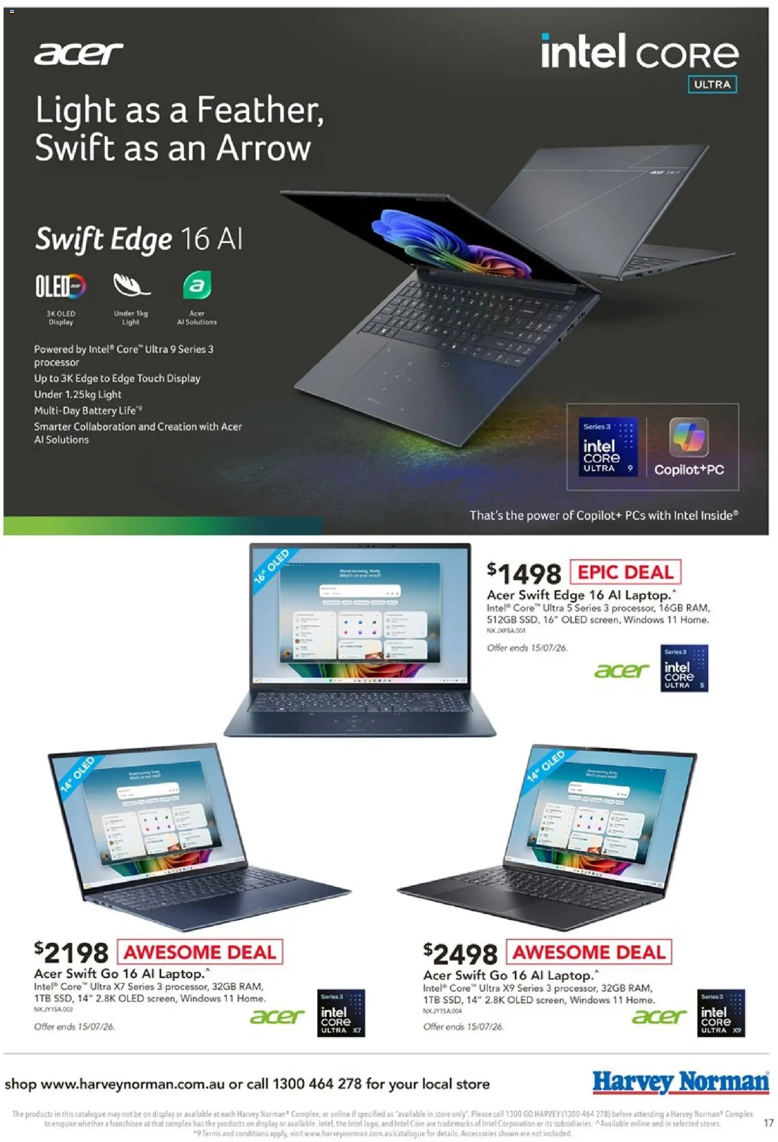 Harvey Norman catalogue from 09/07/2026 Harvey Norman Computers Shop Hot Offers Digital Catalogue