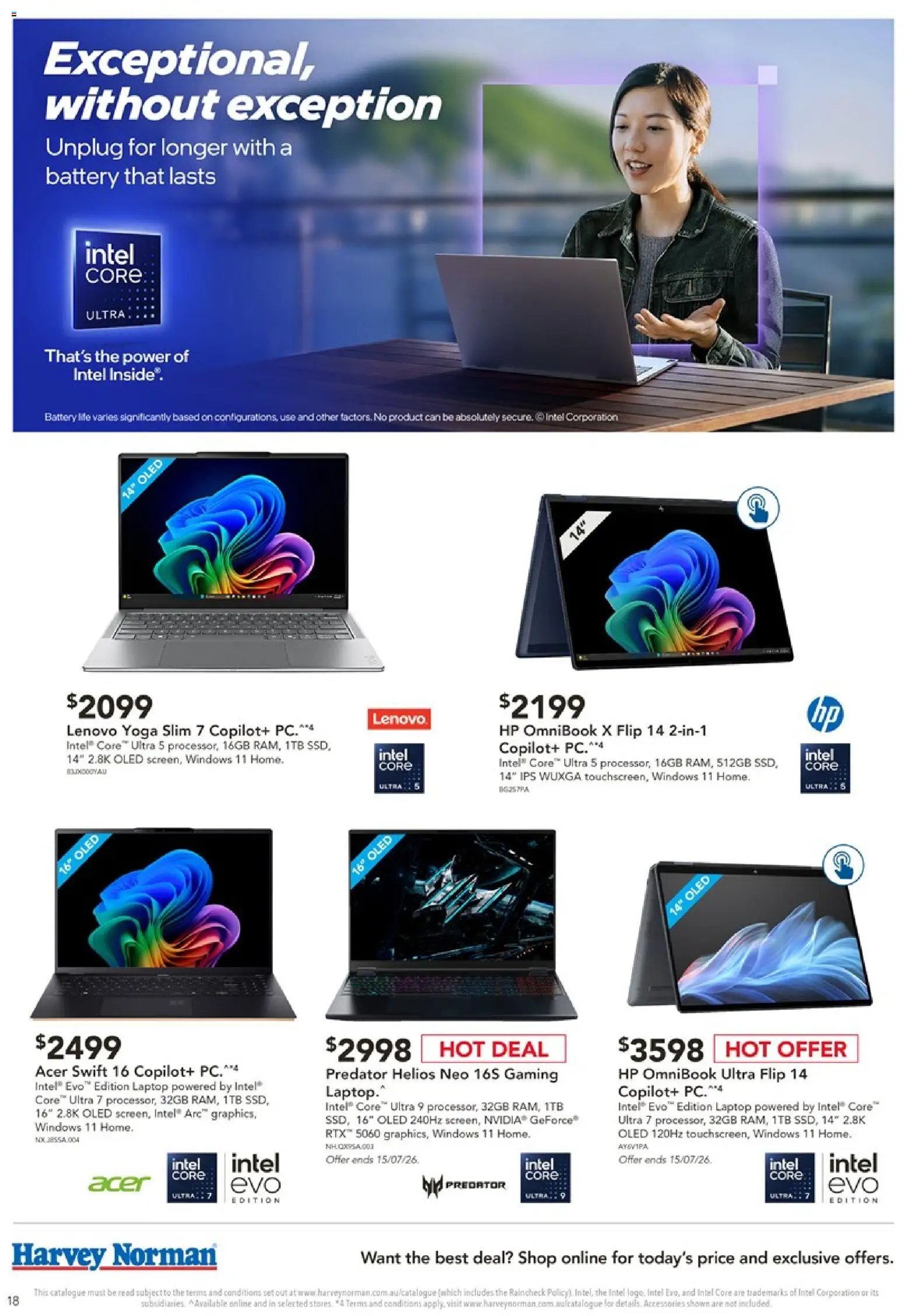 Harvey Norman catalogue from 09/07/2026 Harvey Norman Computers Shop Hot Offers Digital Catalogue