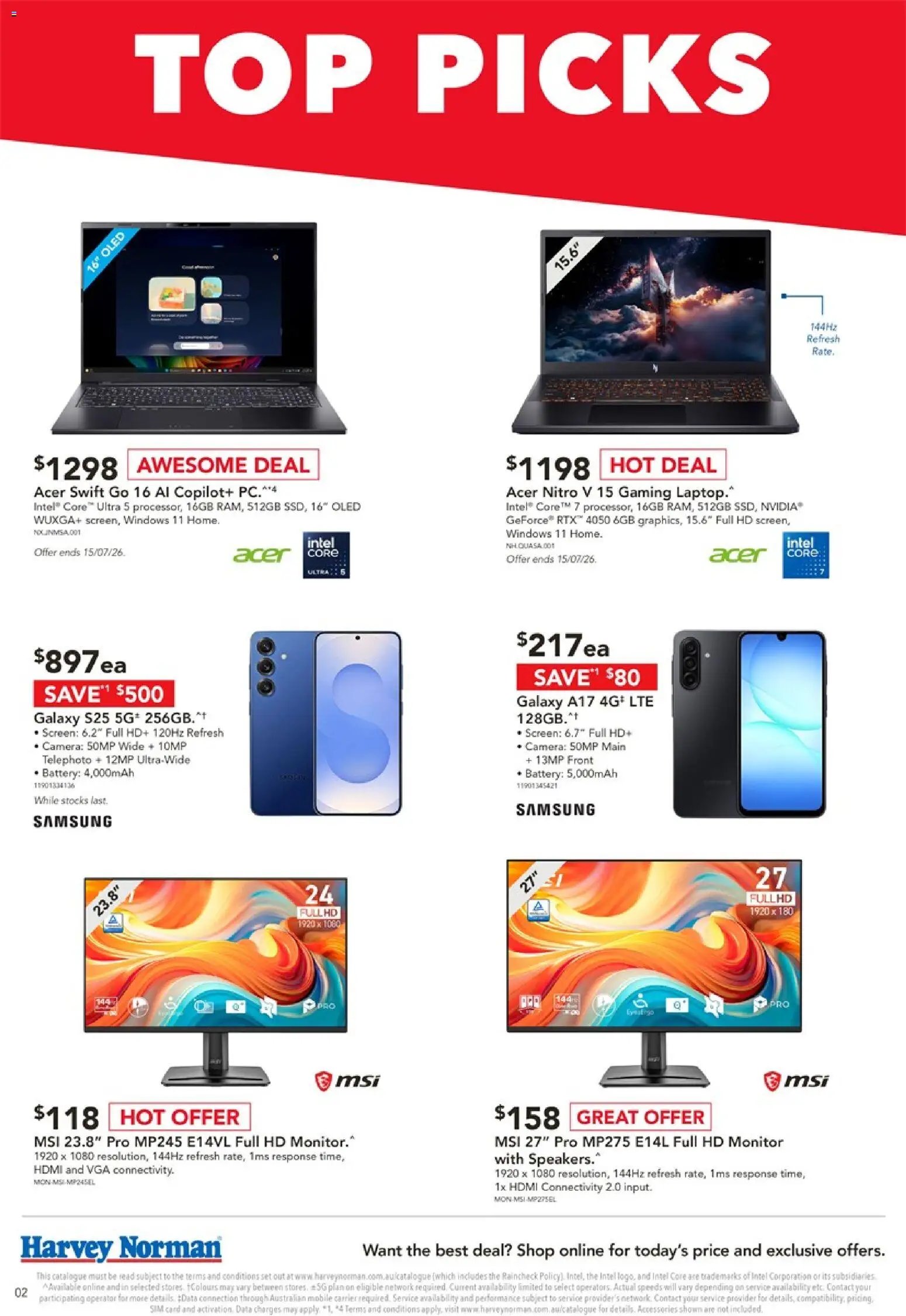 Harvey Norman catalogue from 09/07/2026 Harvey Norman Computers Shop Hot Offers Digital Catalogue