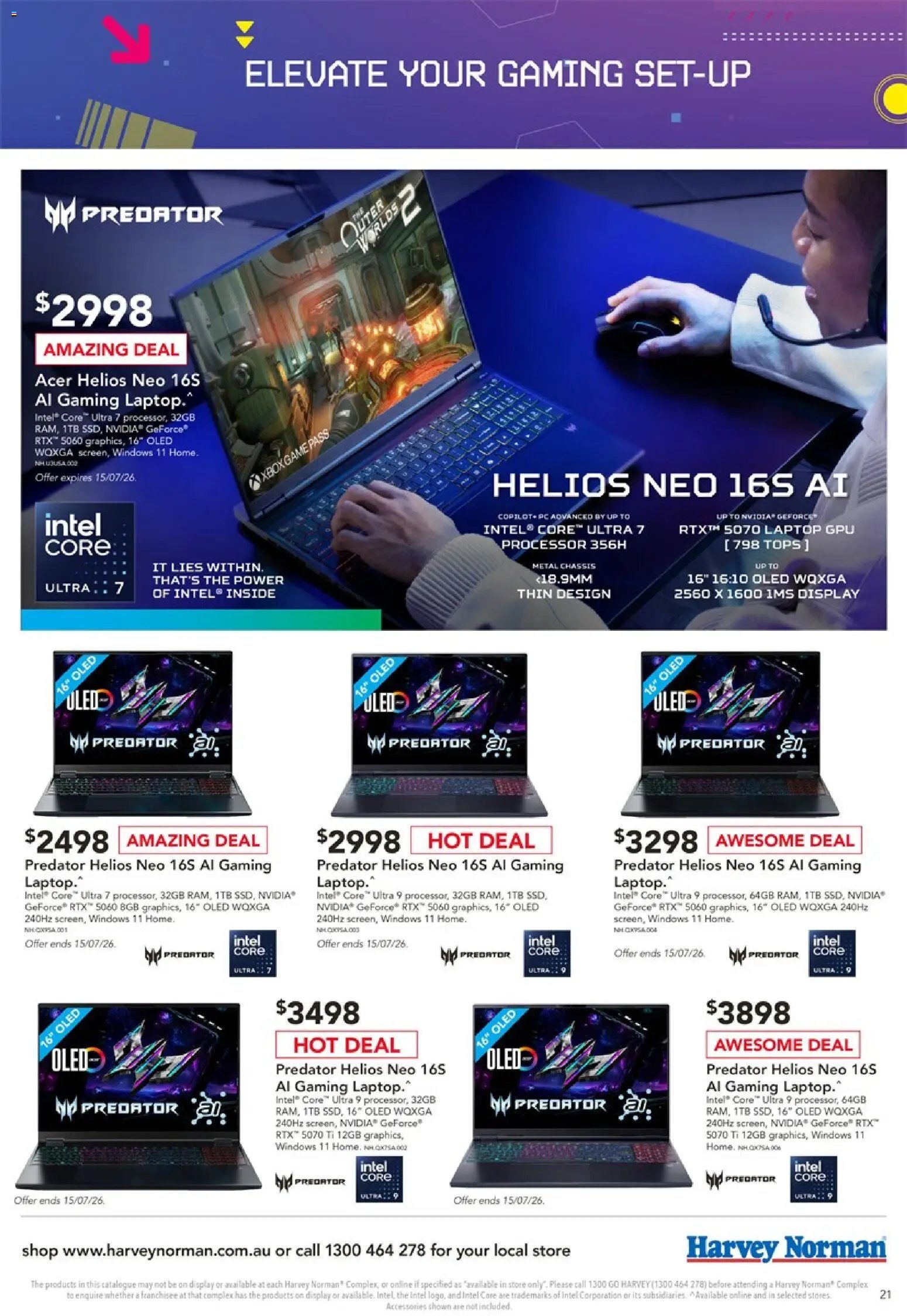 Harvey Norman catalogue from 09/07/2026 Harvey Norman Computers Shop Hot Offers Digital Catalogue