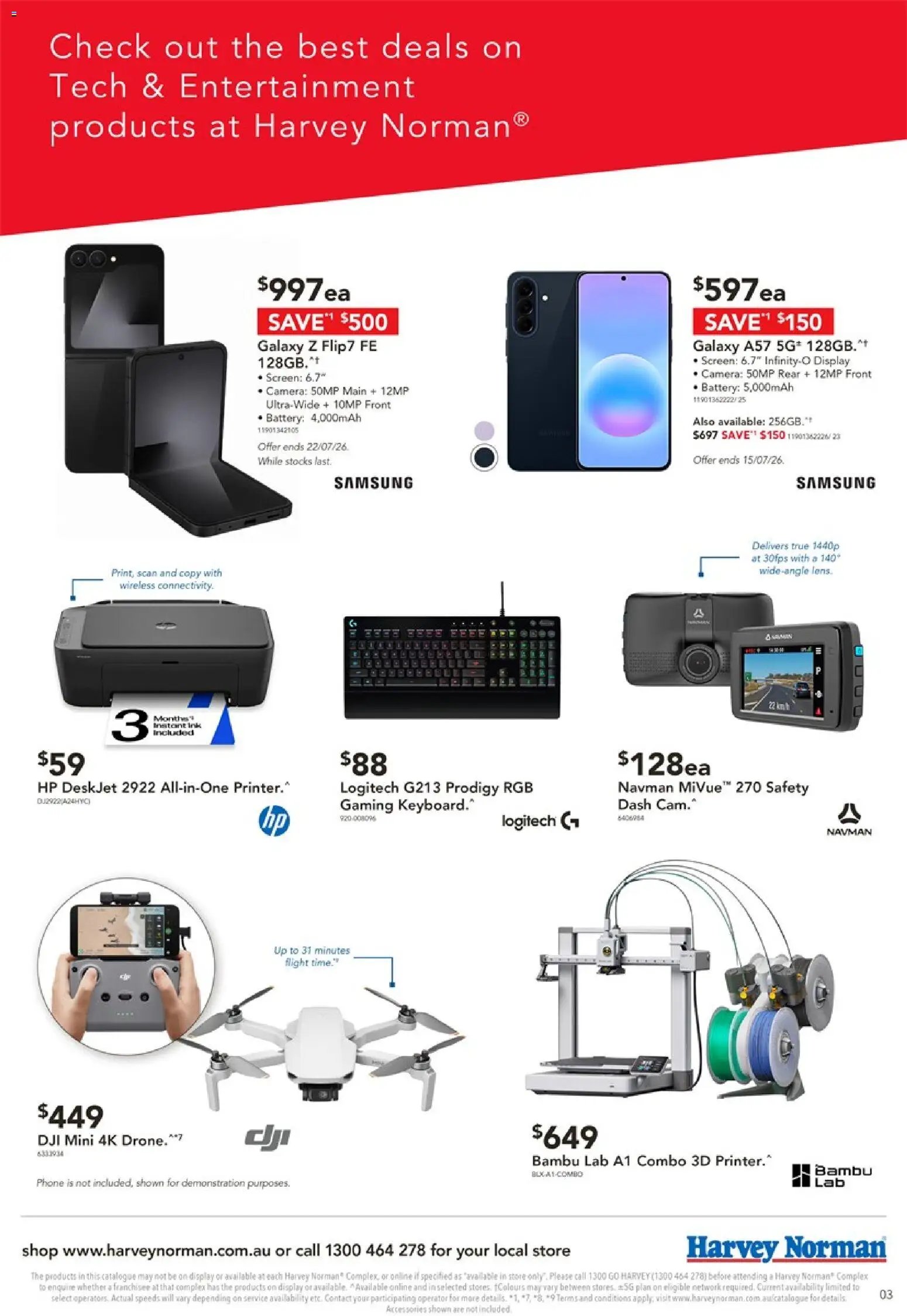 Harvey Norman catalogue from 09/07/2026 Harvey Norman Computers Shop Hot Offers Digital Catalogue