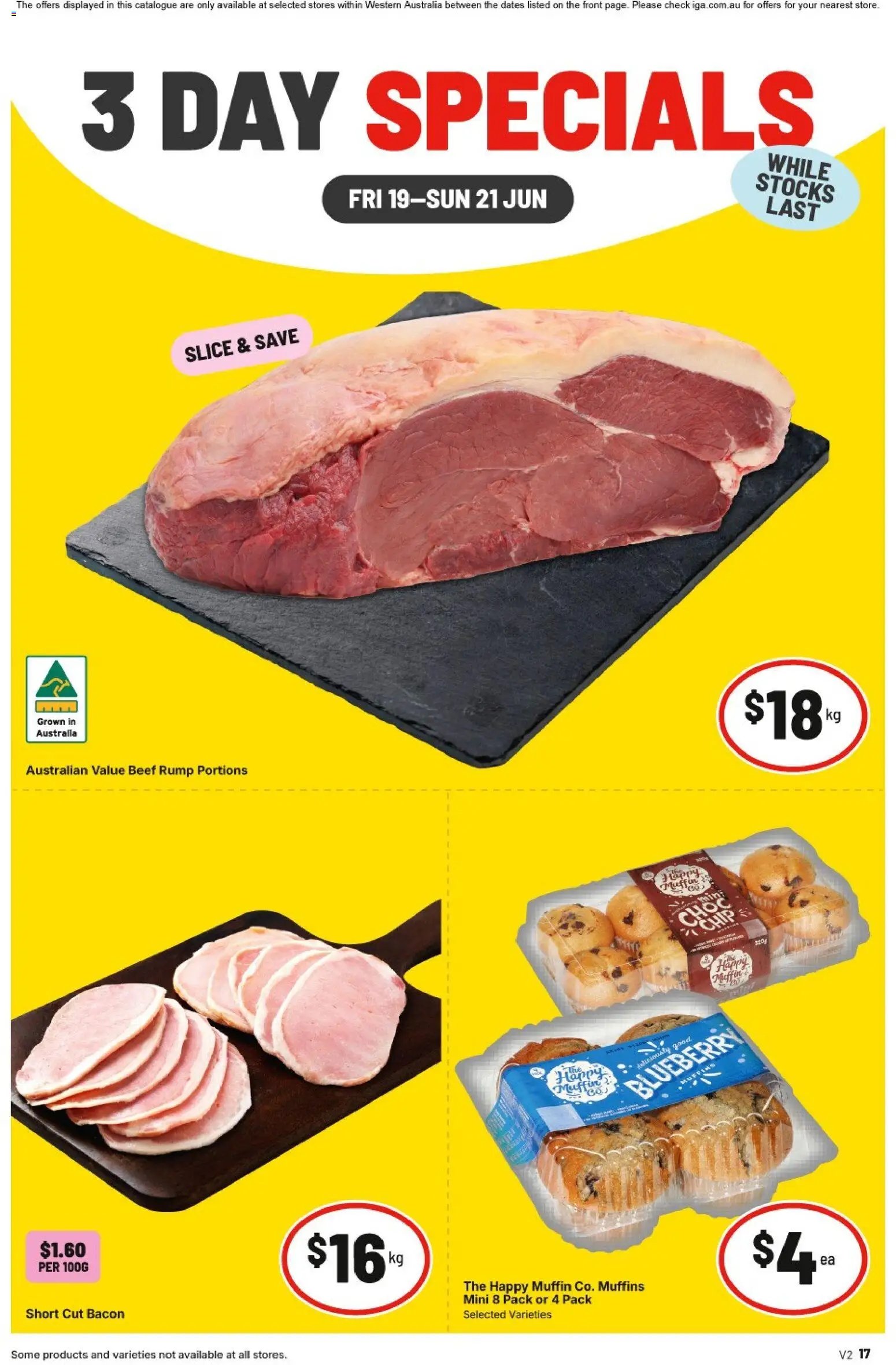 IGA catalogue from 19/06/2026 IGA 3 Day Specials NT/WA