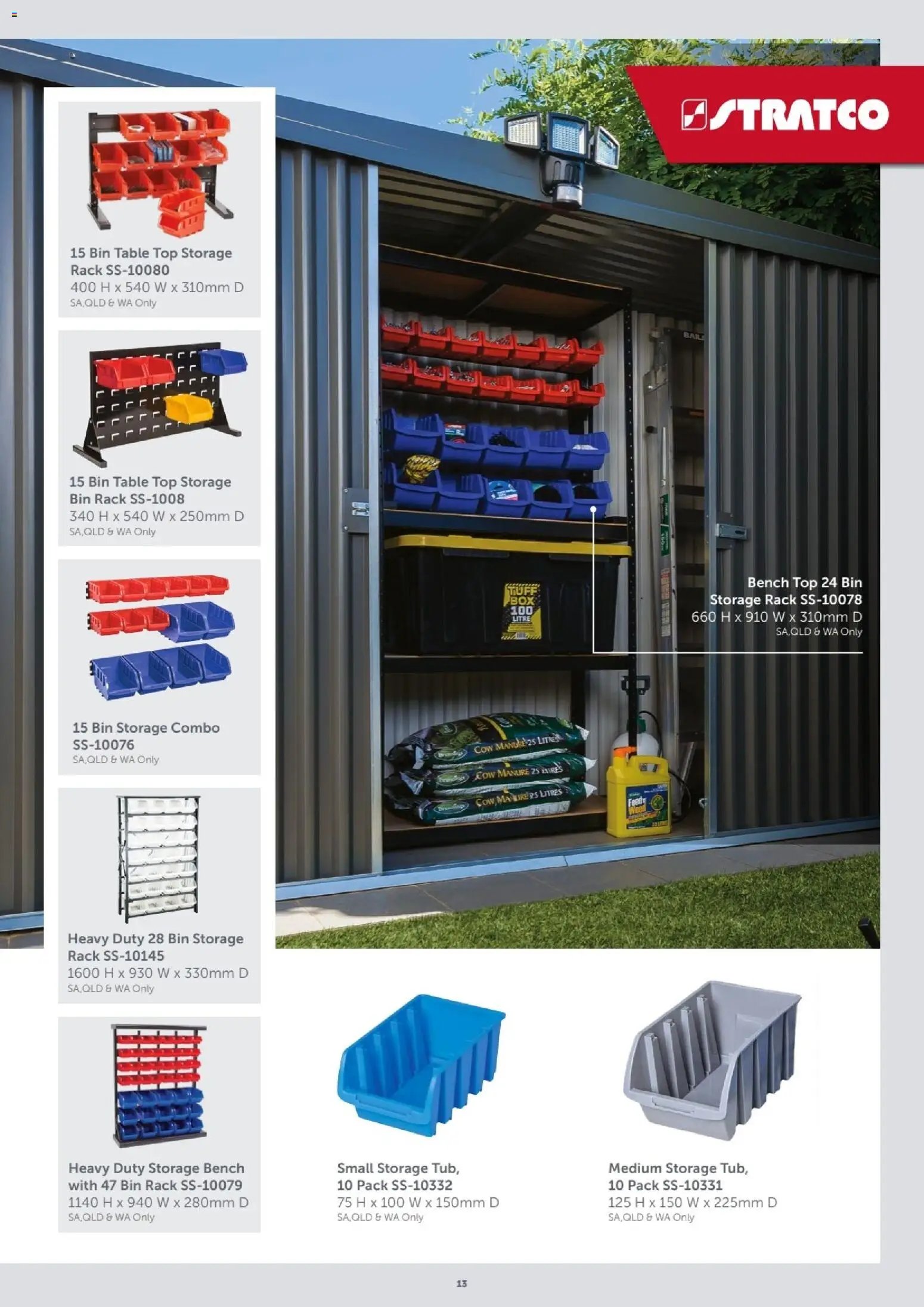 Stratco catalogue from 10/08/2026 Stratco catalogue Storage