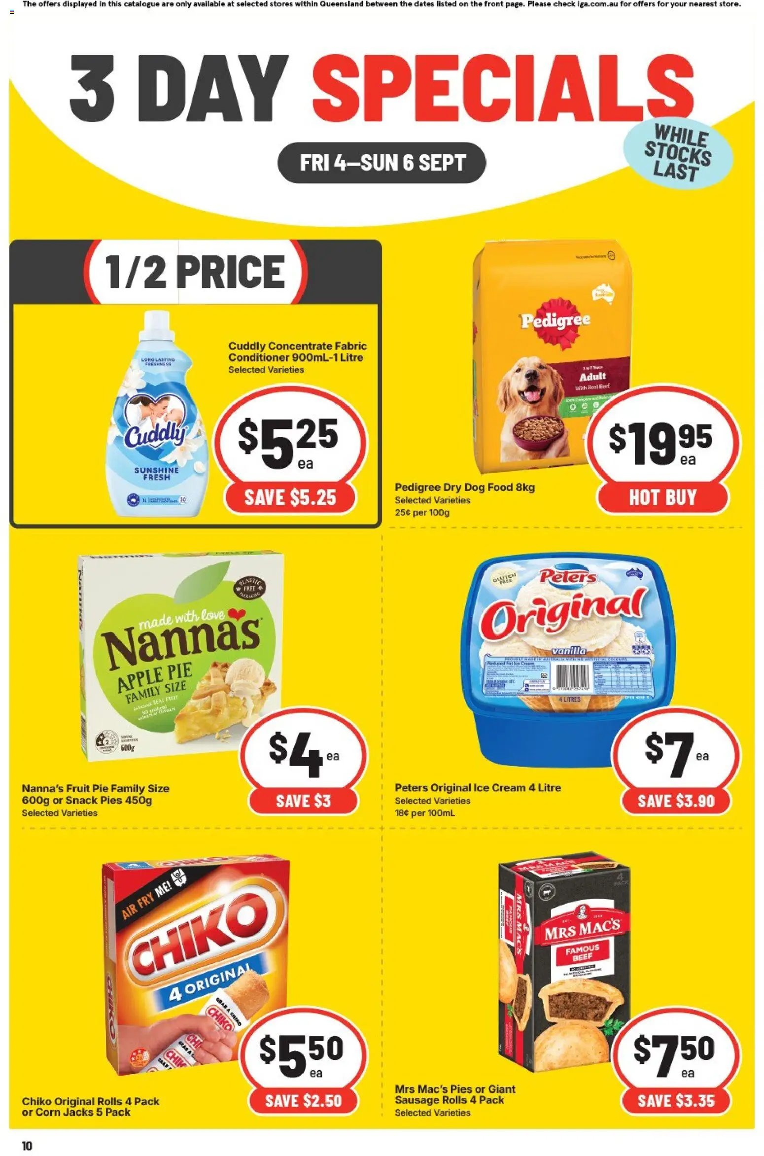IGA catalogue from 04/09/2026 IGA 3 Day Specials Ascot