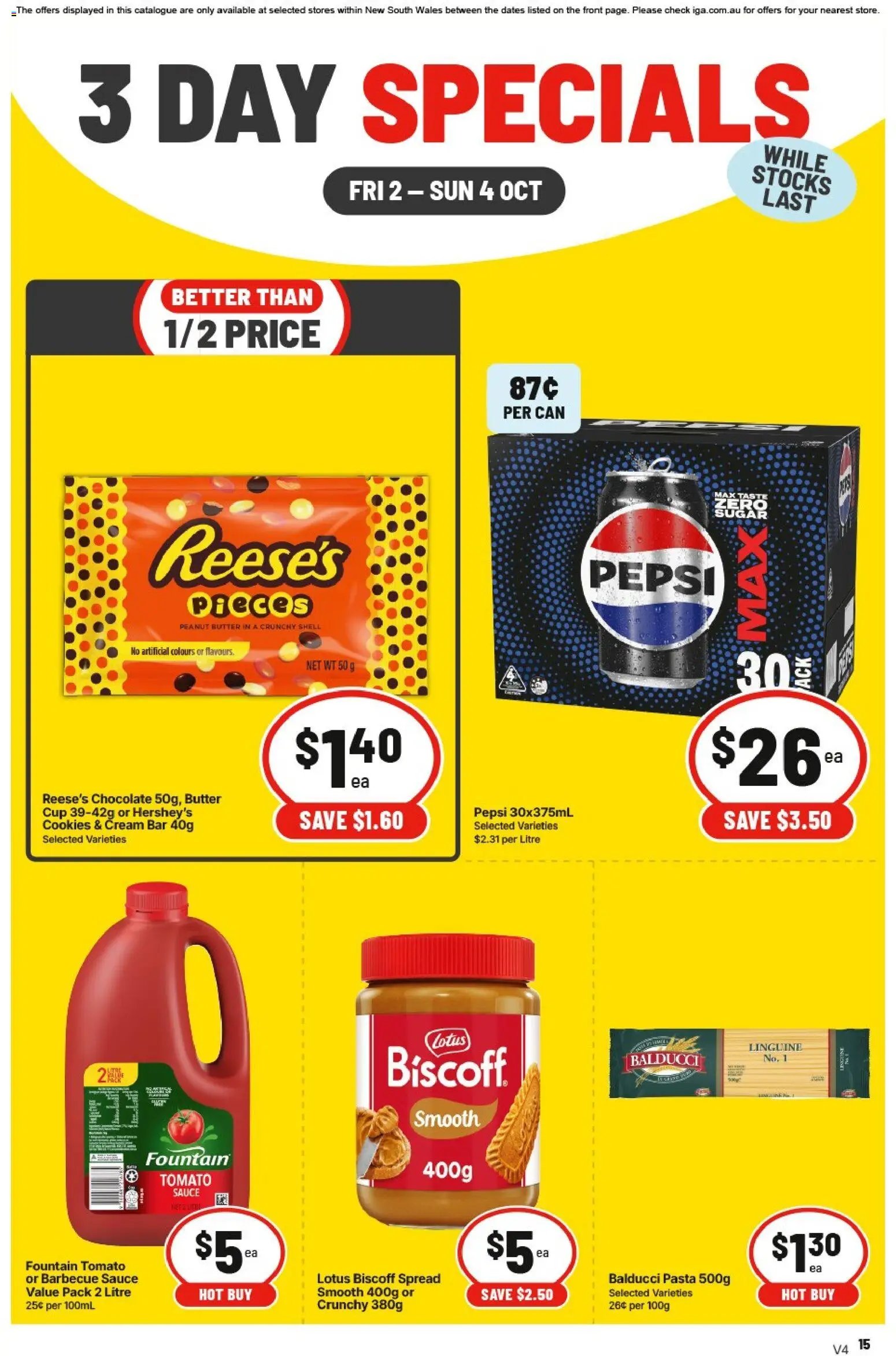 IGA catalogue from 02/10/2026 IGA catalogue 3 Day Specials Summer Hill