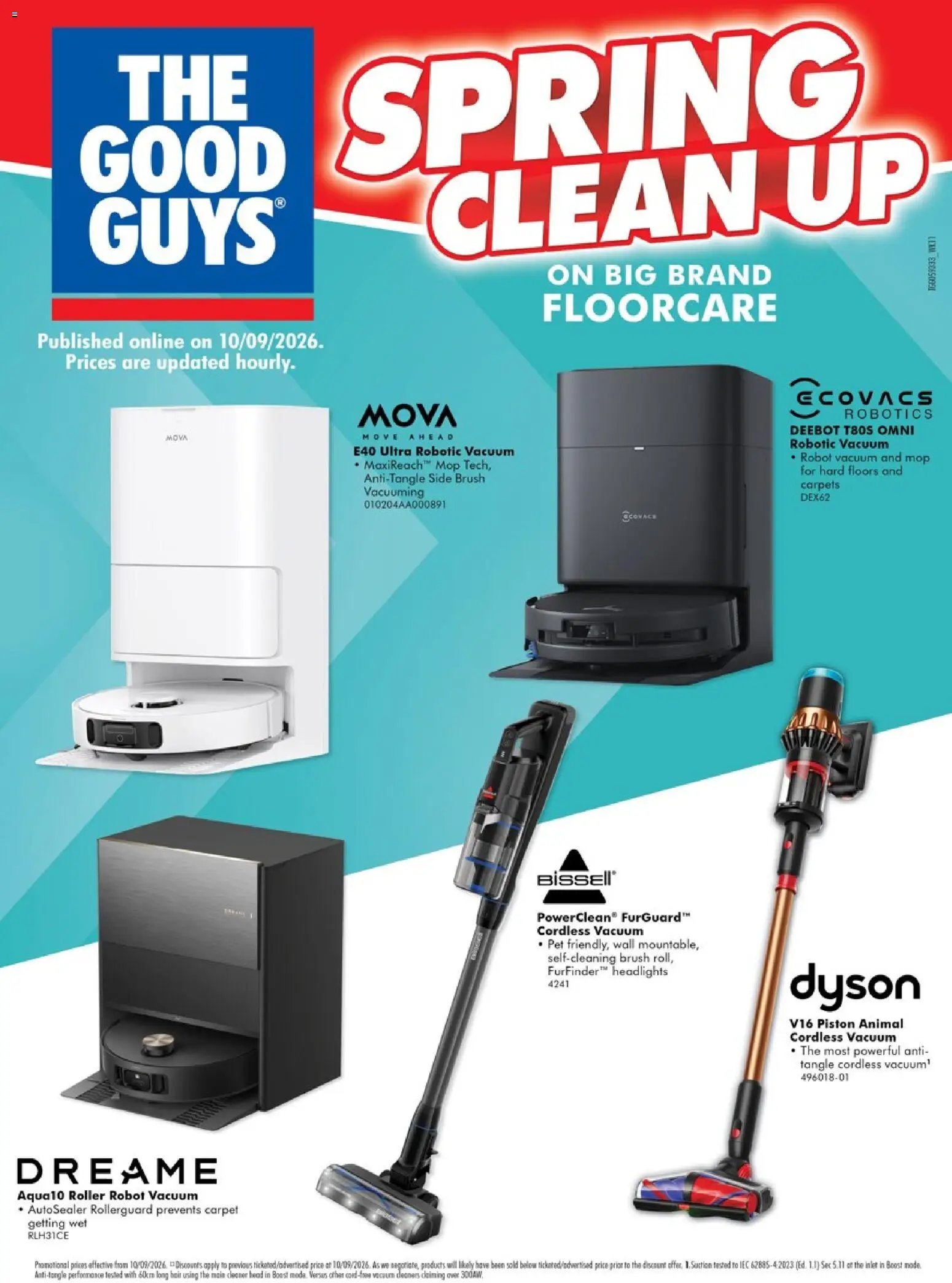 The Good Guys catalogue from 10/09/2026 The Good Guys Spring Clean Up