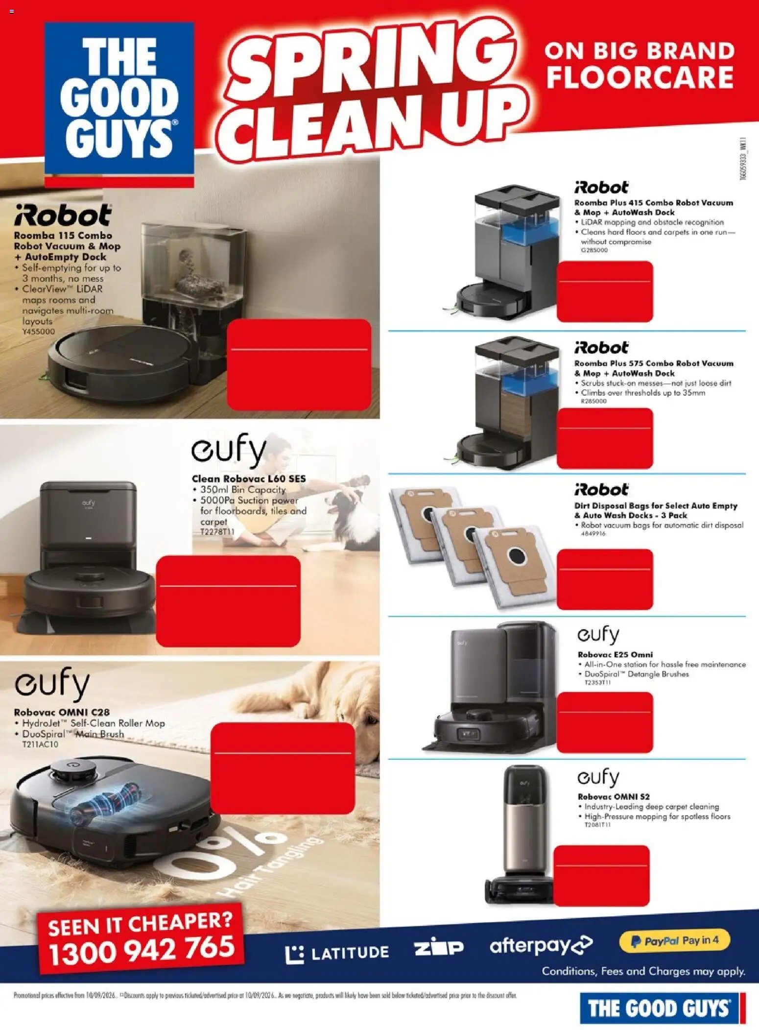 The Good Guys catalogue from 10/09/2026 The Good Guys Spring Clean Up
