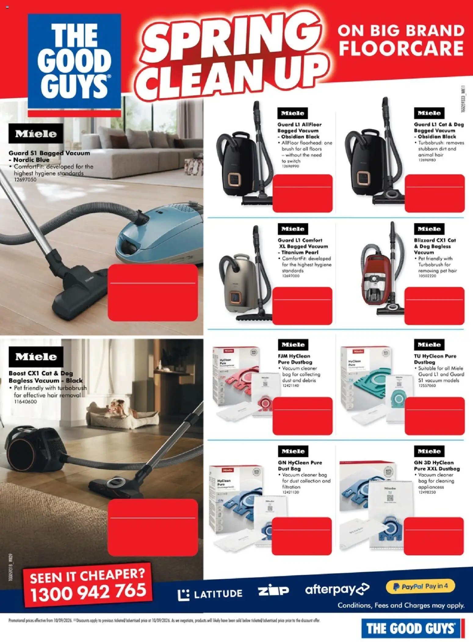 The Good Guys catalogue from 10/09/2026 The Good Guys Spring Clean Up
