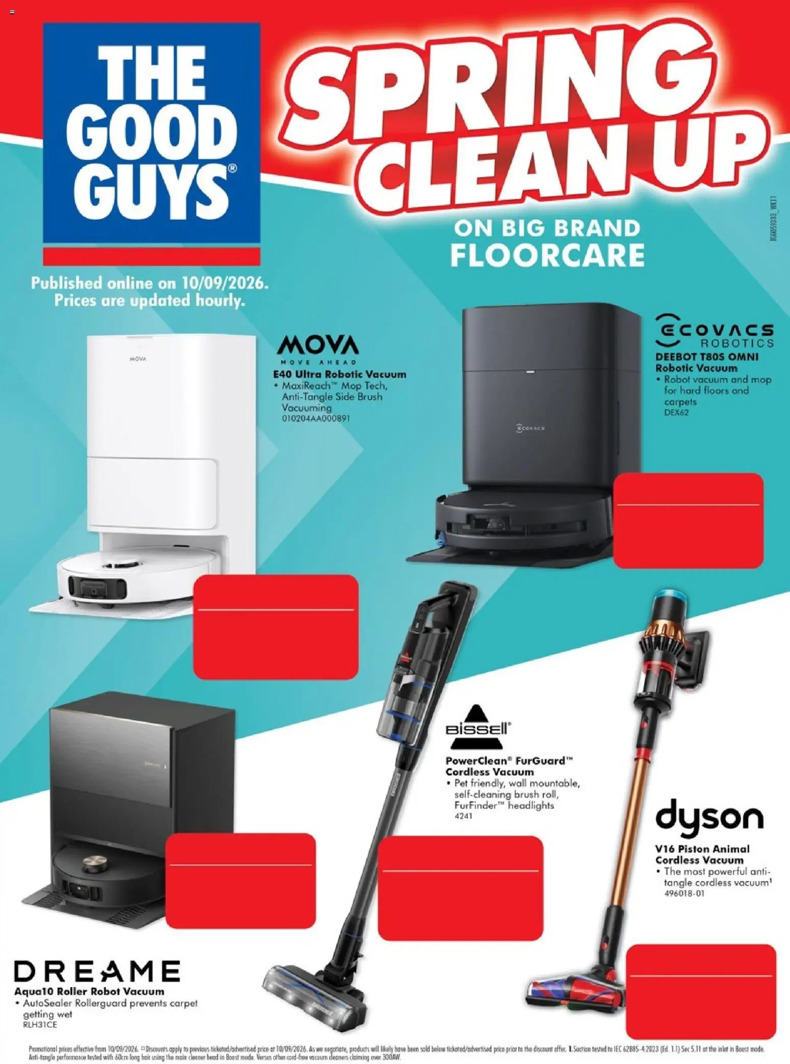 The Good Guys catalogue from 10/09/2026 The Good Guys Spring Clean Up