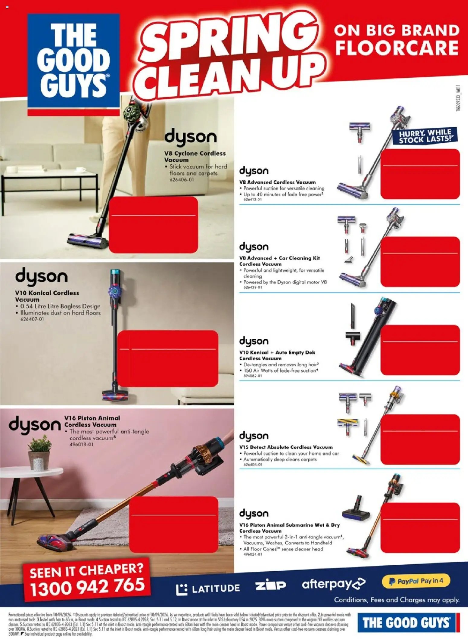 The Good Guys catalogue from 10/09/2026 The Good Guys Spring Clean Up