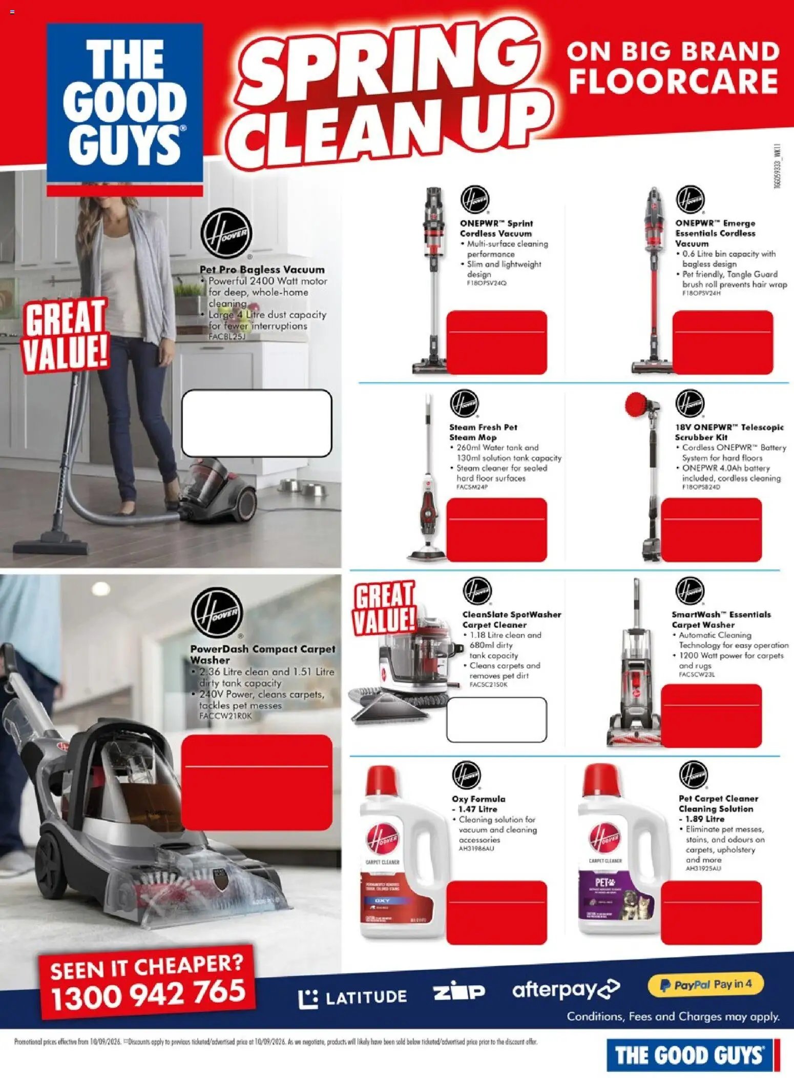 The Good Guys catalogue from 10/09/2026 The Good Guys Spring Clean Up