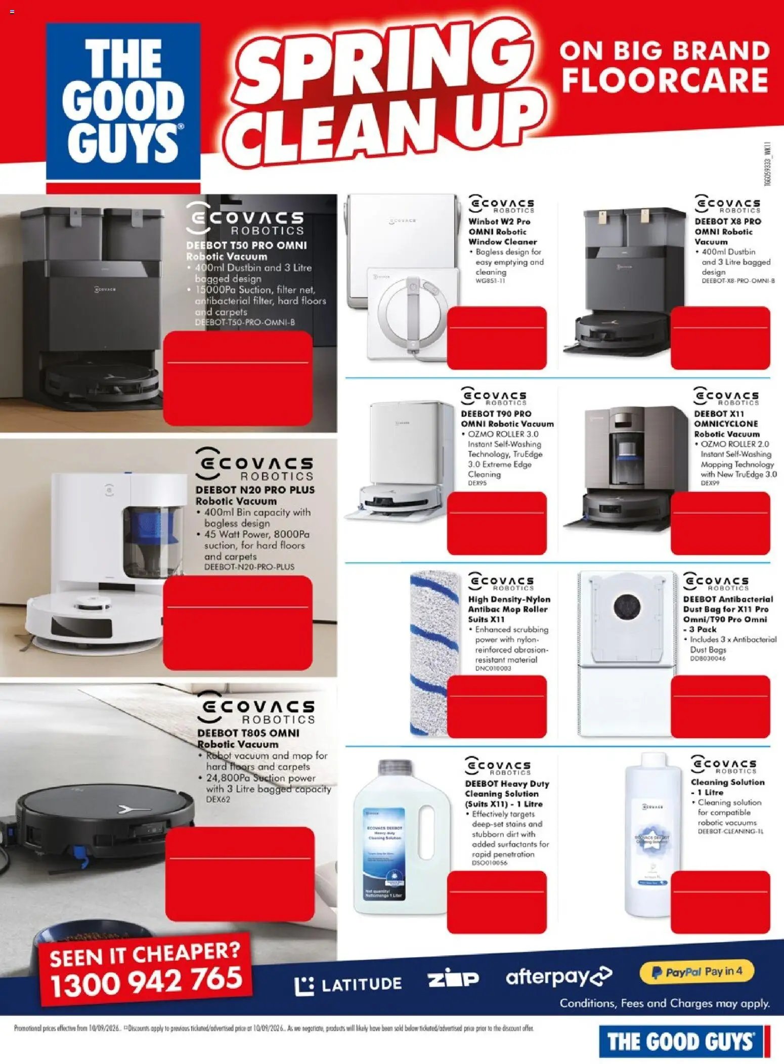 The Good Guys catalogue from 10/09/2026 The Good Guys Spring Clean Up
