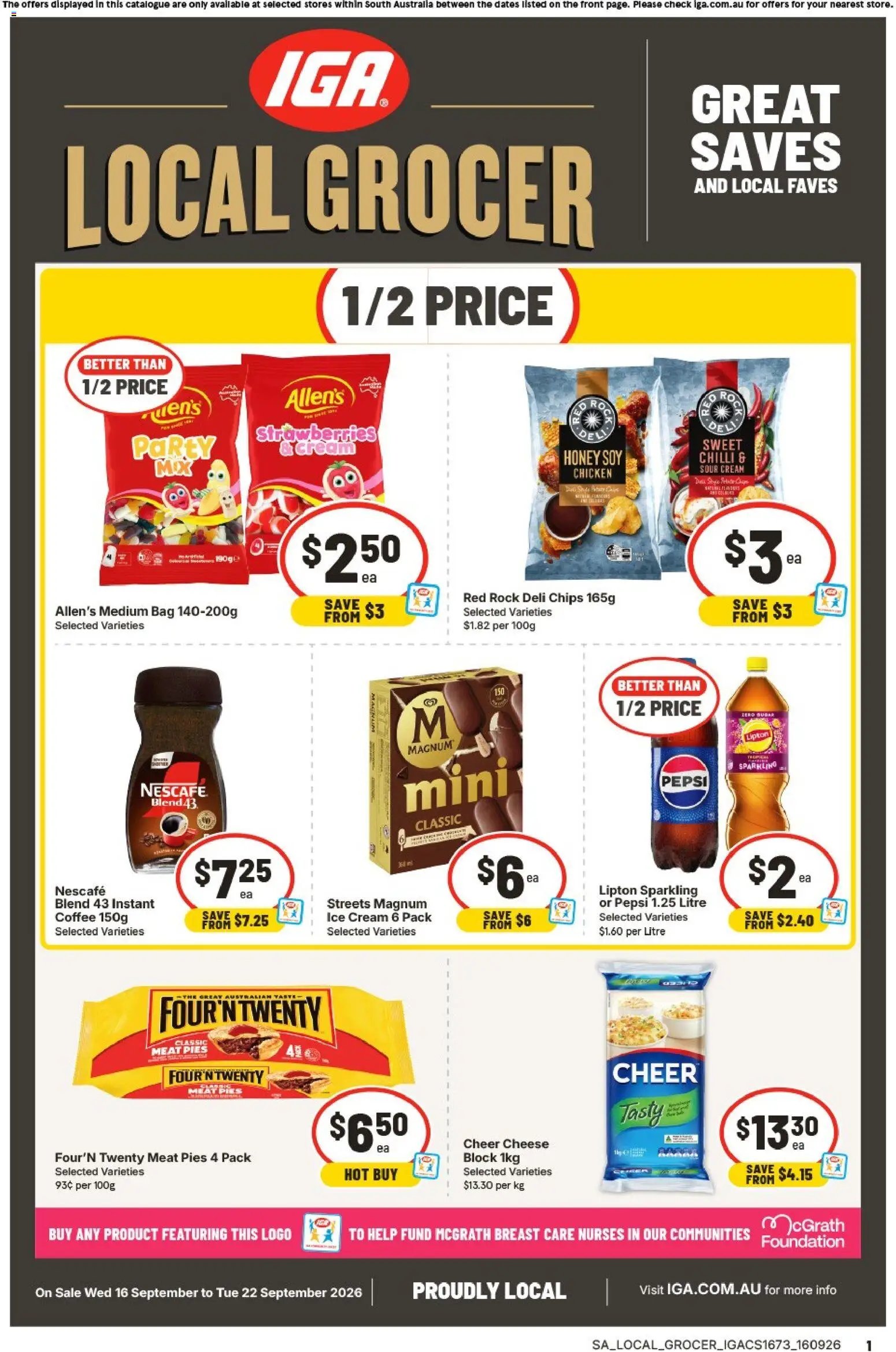 IGA catalogue from 16/09/2026 IGA catalogue Adelaide