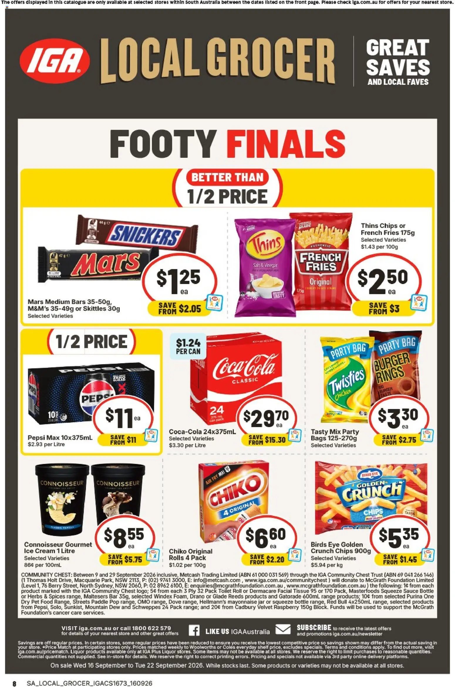 IGA catalogue from 16/09/2026 IGA catalogue Adelaide