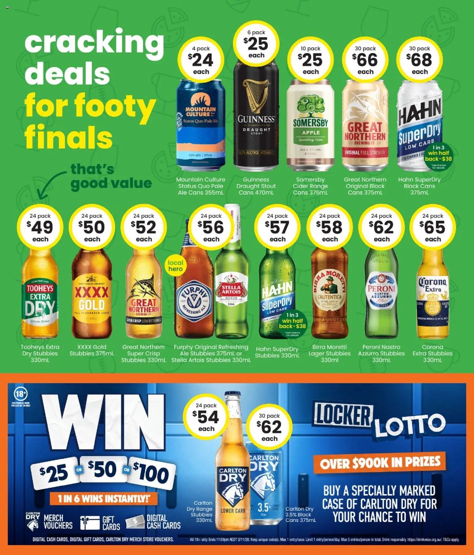 The Bottle-O catalogue from 14/09/2026 The Bottle-O catalogue BAIRNSDALE
