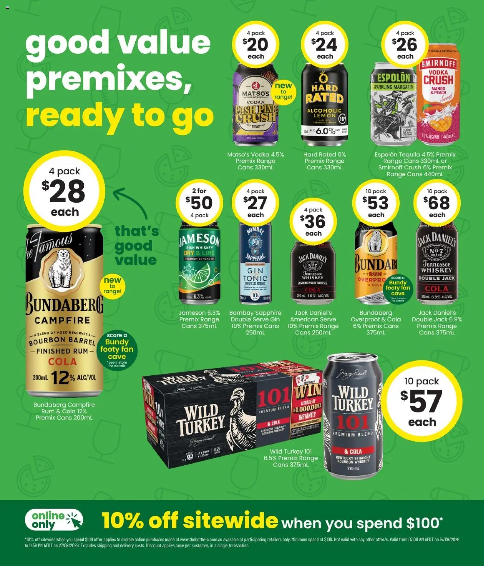 The Bottle-O catalogue from 14/09/2026 The Bottle-O catalogue BAIRNSDALE