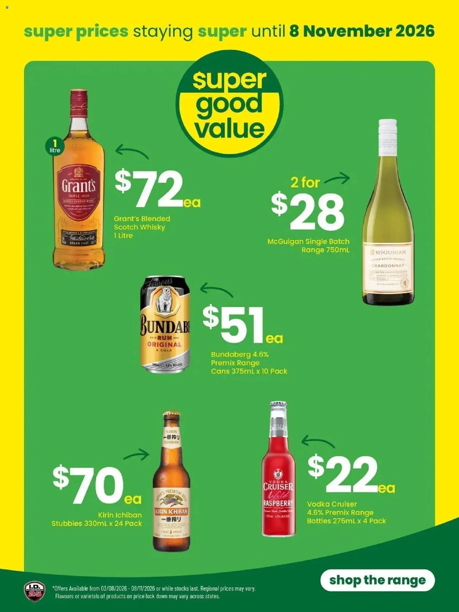 The Bottle-O catalogue from 31/08/2026 The Bottle-O catalogue Meekatharra