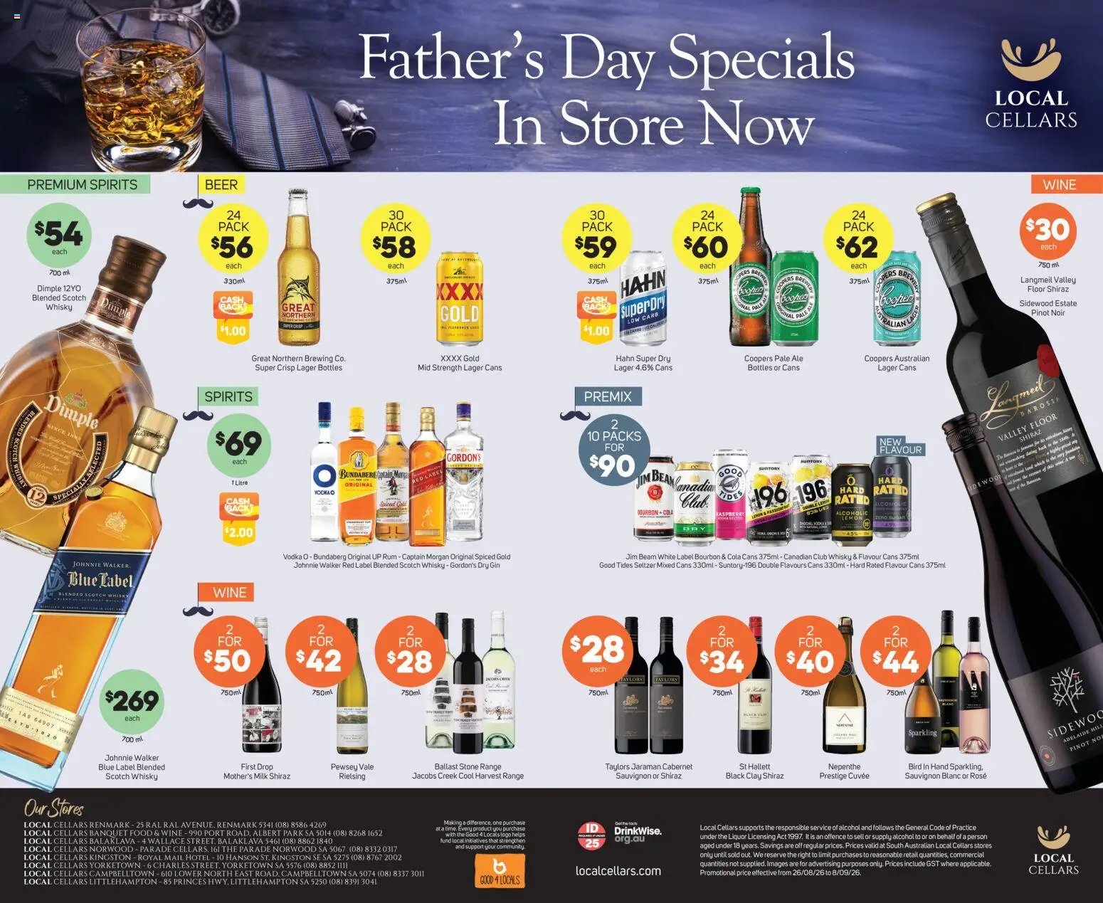 Foodland catalogue from 25/08/2026 Foodland catalogue Local Cellars