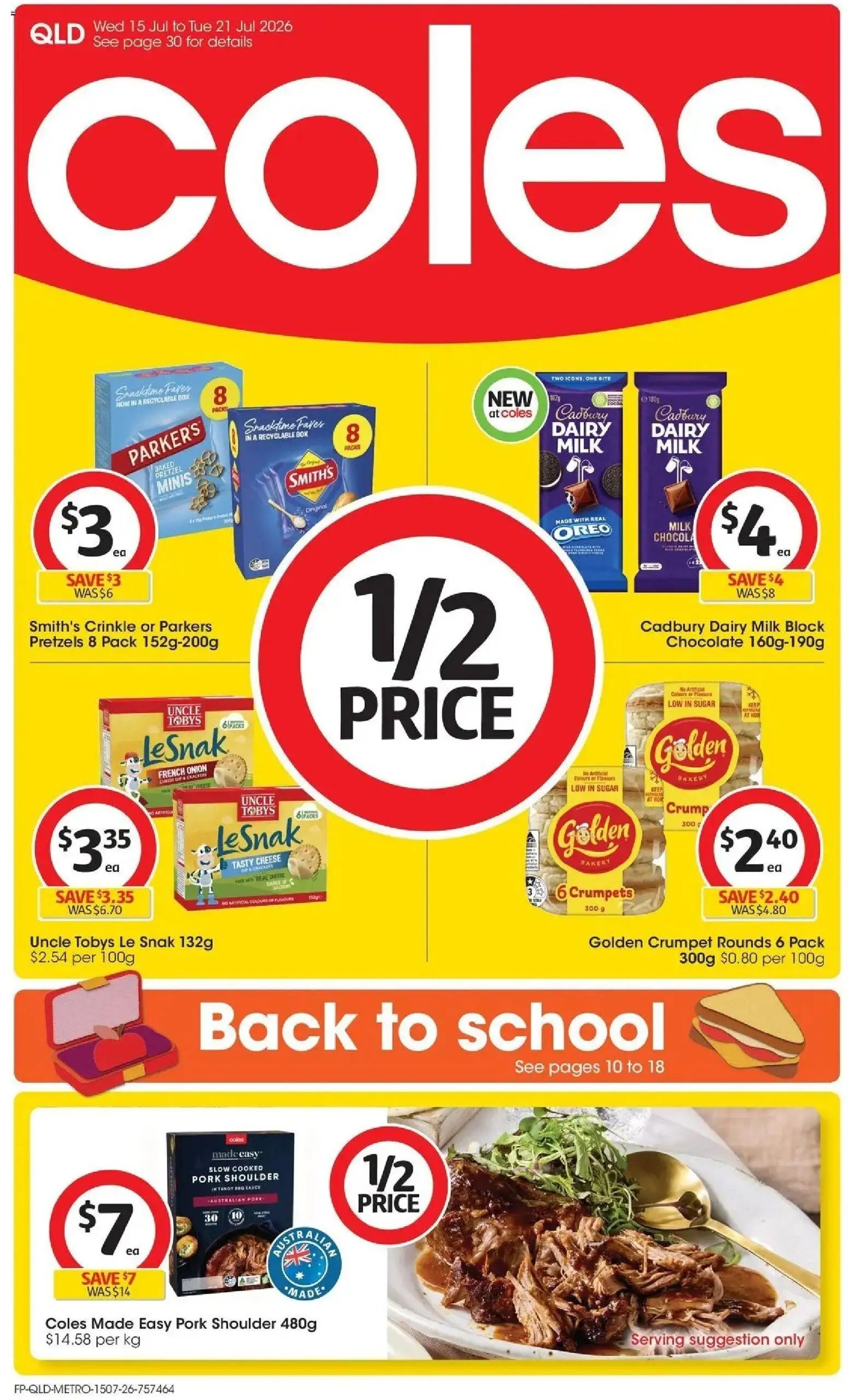 Coles catalogue from 15/07/2026 Coles catalogue QLD