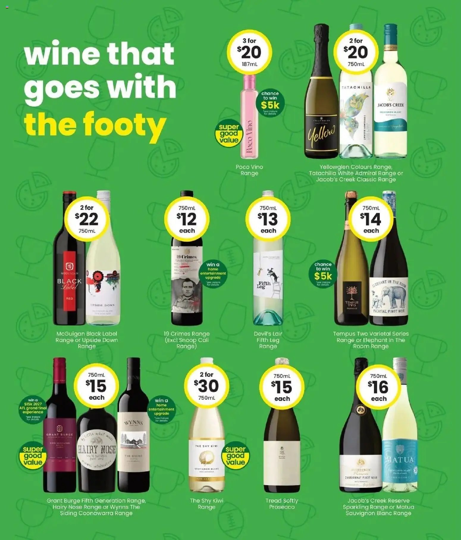 The Bottle-O catalogue from 14/09/2026 Good value booze for good value fans 14/09