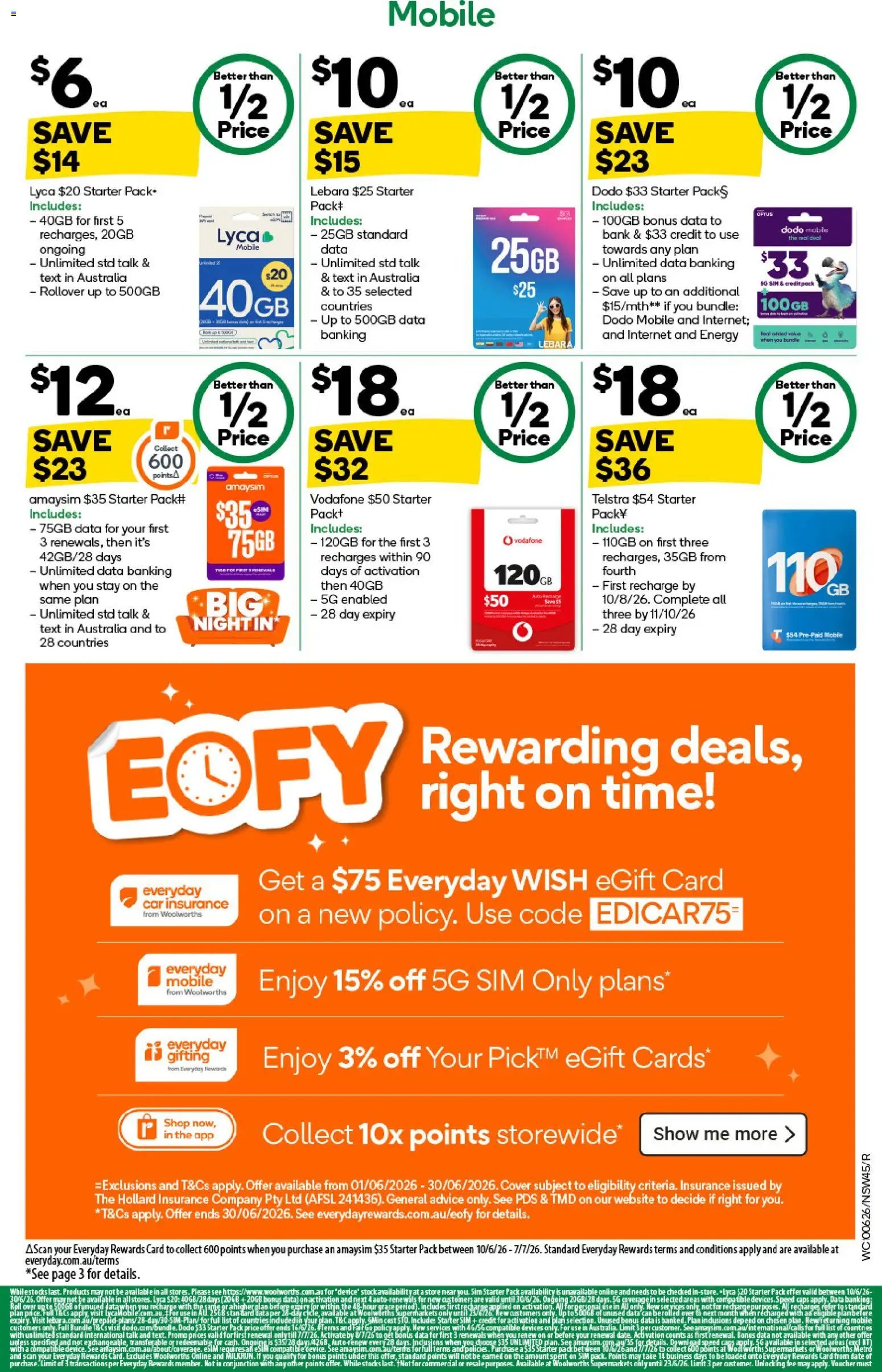 Woolworths catalogue from 10/06/2026 Woolworths catalogue