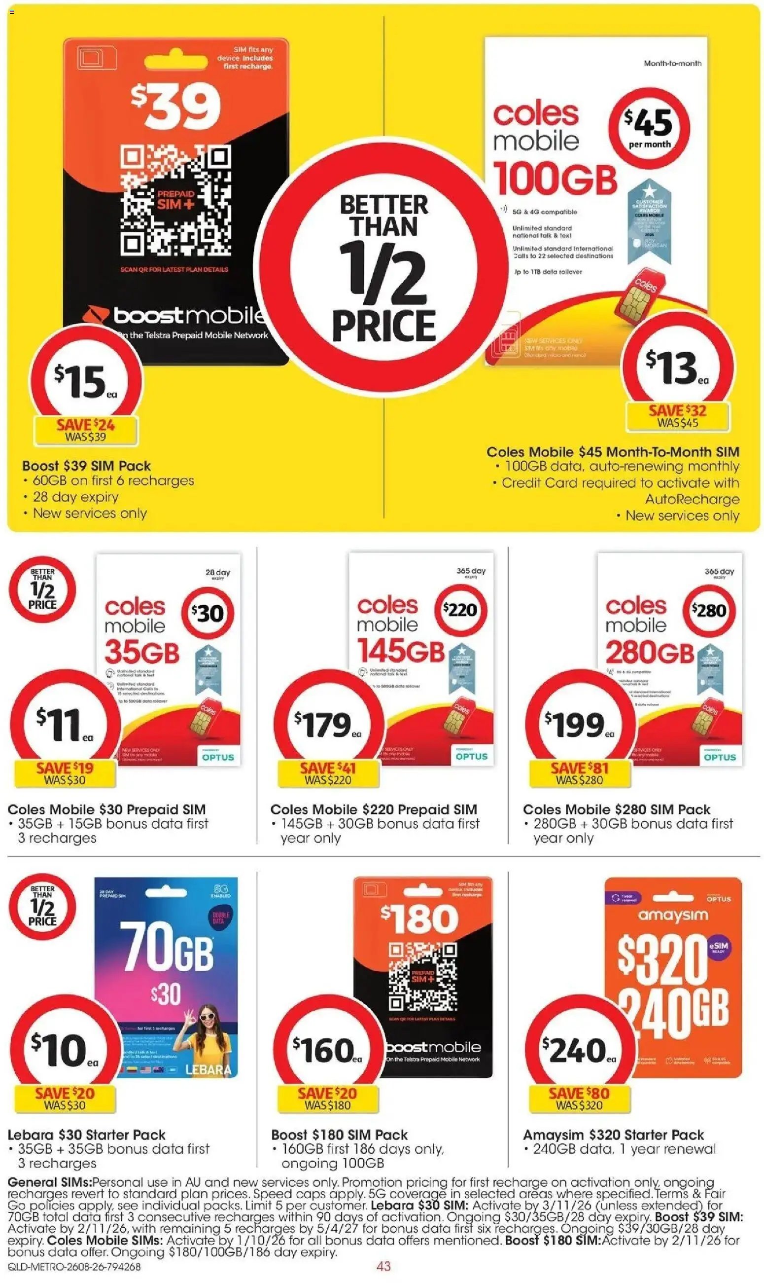 Coles catalogue from 26/08/2026 Coles Catalogue QLD