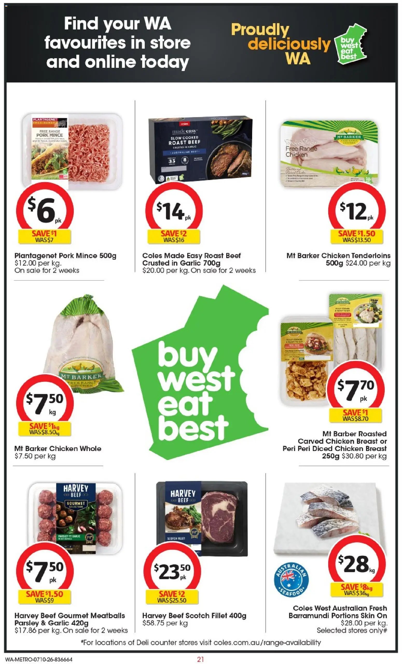 Coles catalogue from 07/10/2026 Coles catalogue WA