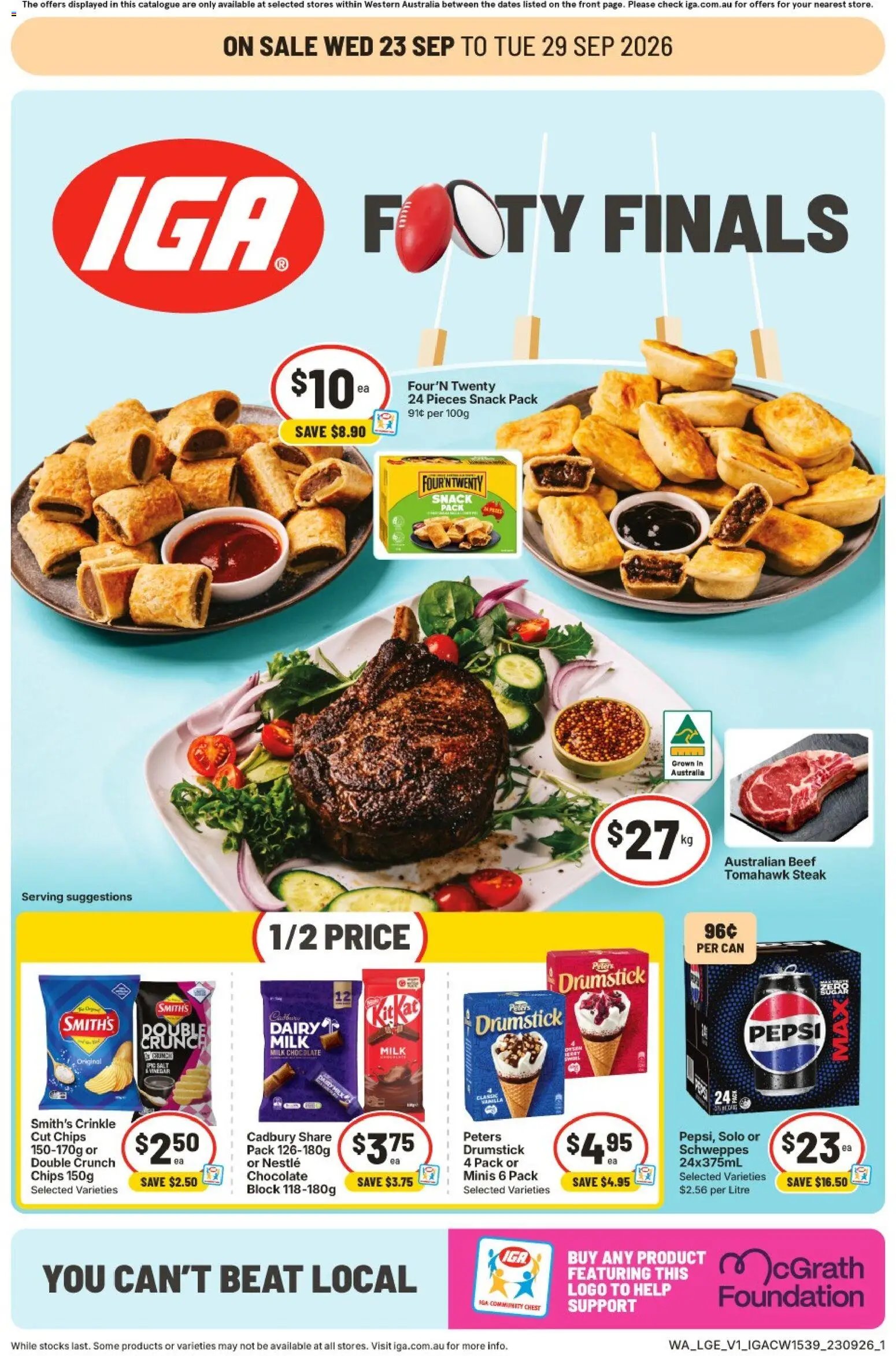 IGA catalogue from 23/09/2026 IGA catalogue Claremont