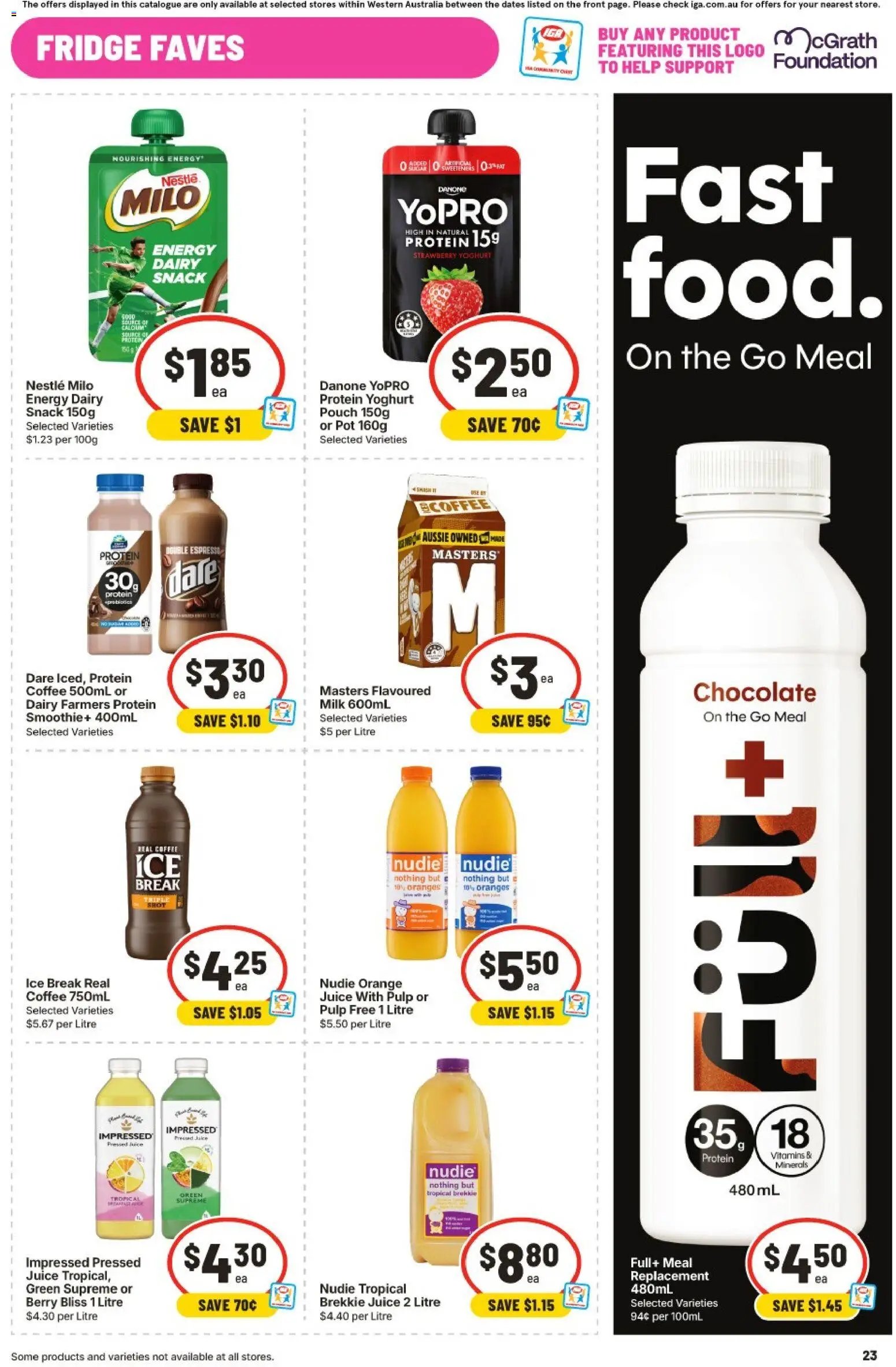 IGA catalogue from 23/09/2026 IGA catalogue Claremont