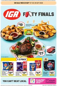 IGA catalogue from 23/09/2026 IGA catalogue Claremont