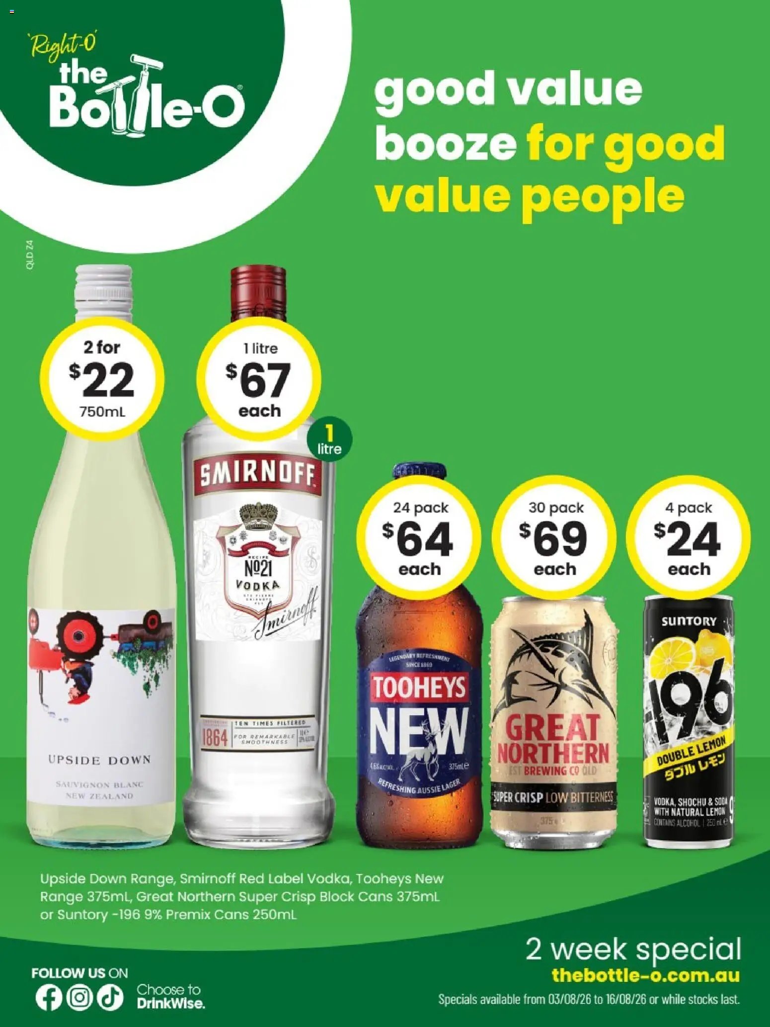 The Bottle-O catalogue from 03/08/2026 The Bottle-O catalogue ARCADIA