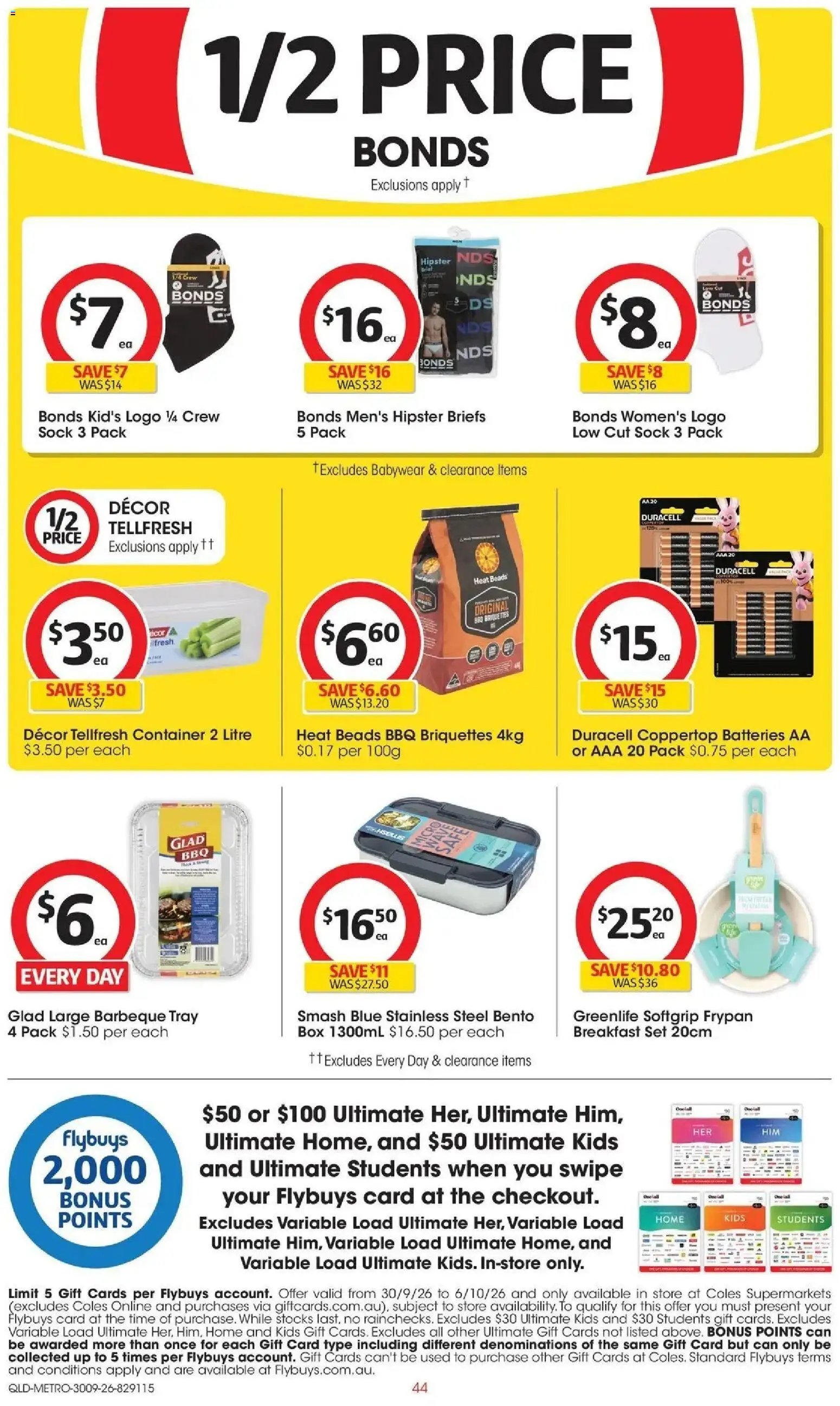 Coles catalogue from 30/09/2026 Coles catalogue QLD