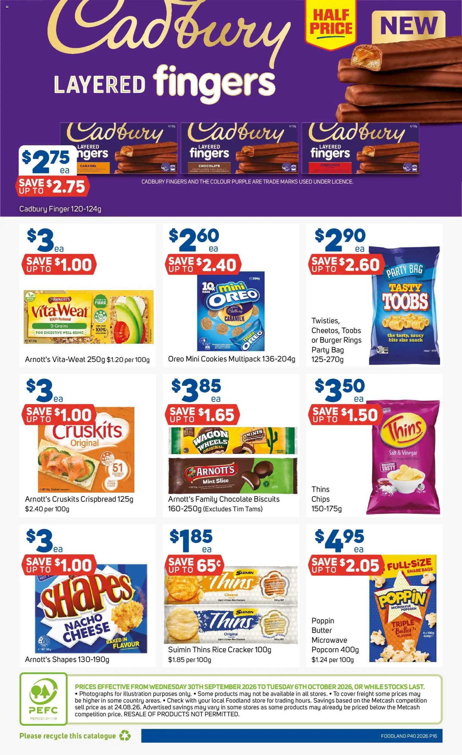 Foodland catalogue from 30/09/2026 Foodland catalogue