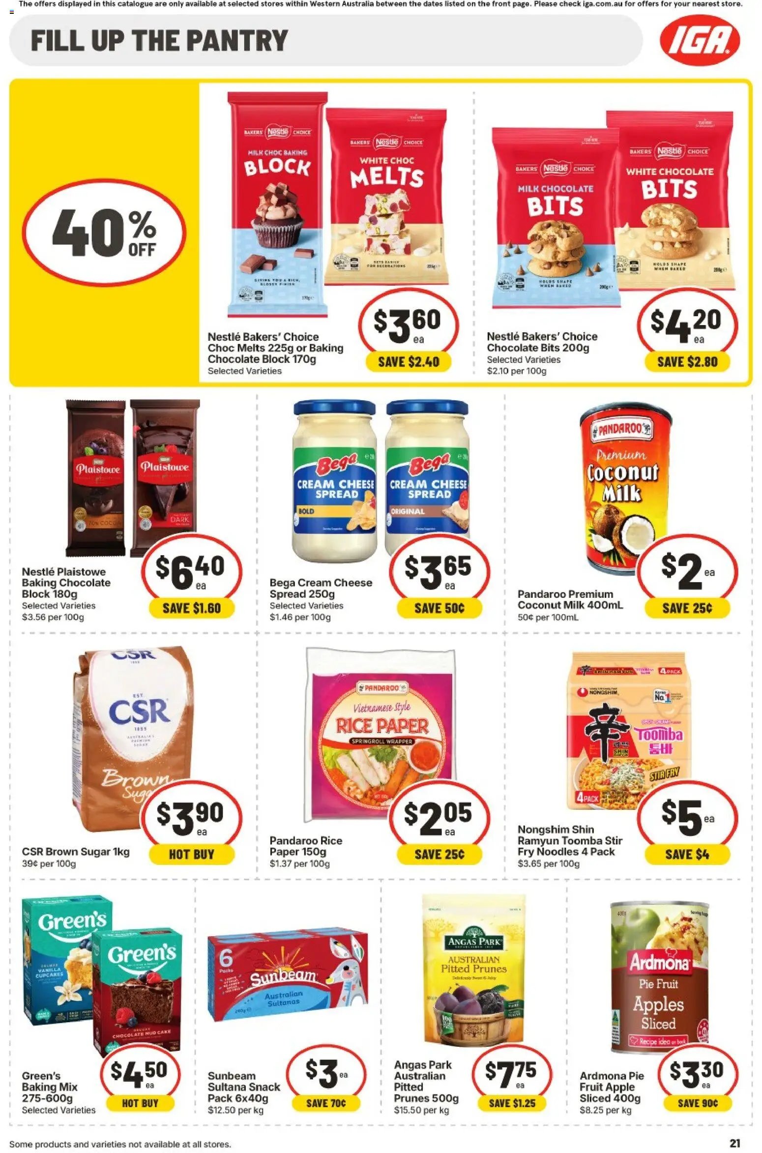 IGA catalogue from 15/07/2026 IGA catalogue WA