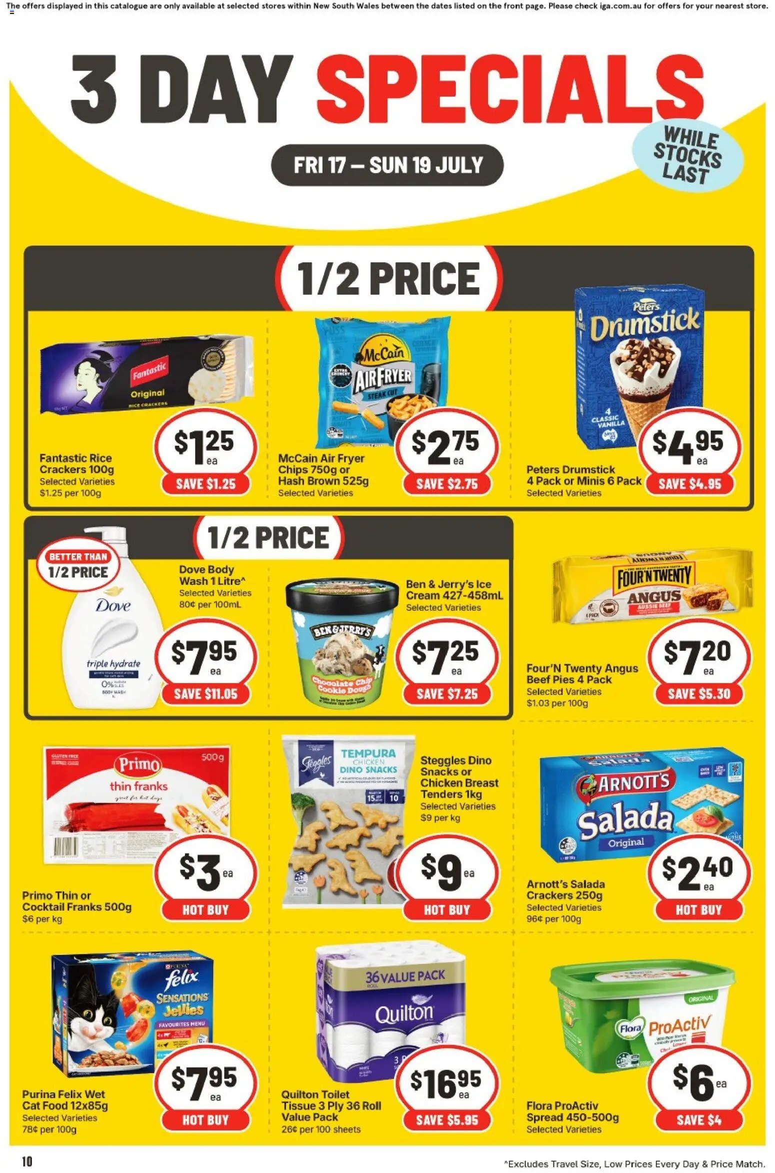 IGA catalogue from 17/07/2026 IGA 3 Day Specials NSW