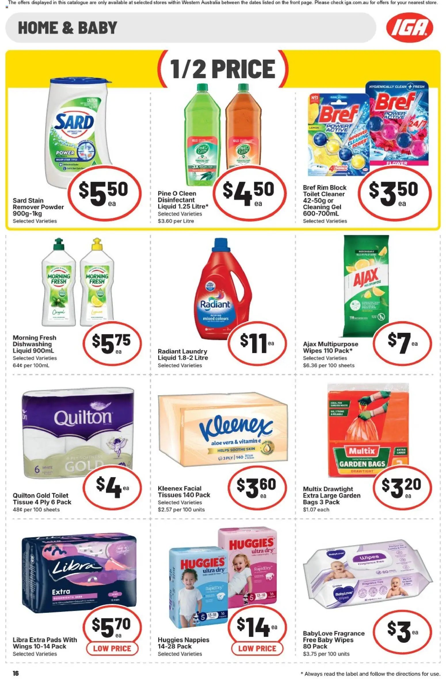 IGA catalogue from 15/07/2026 IGA catalogue WA Medium Metro