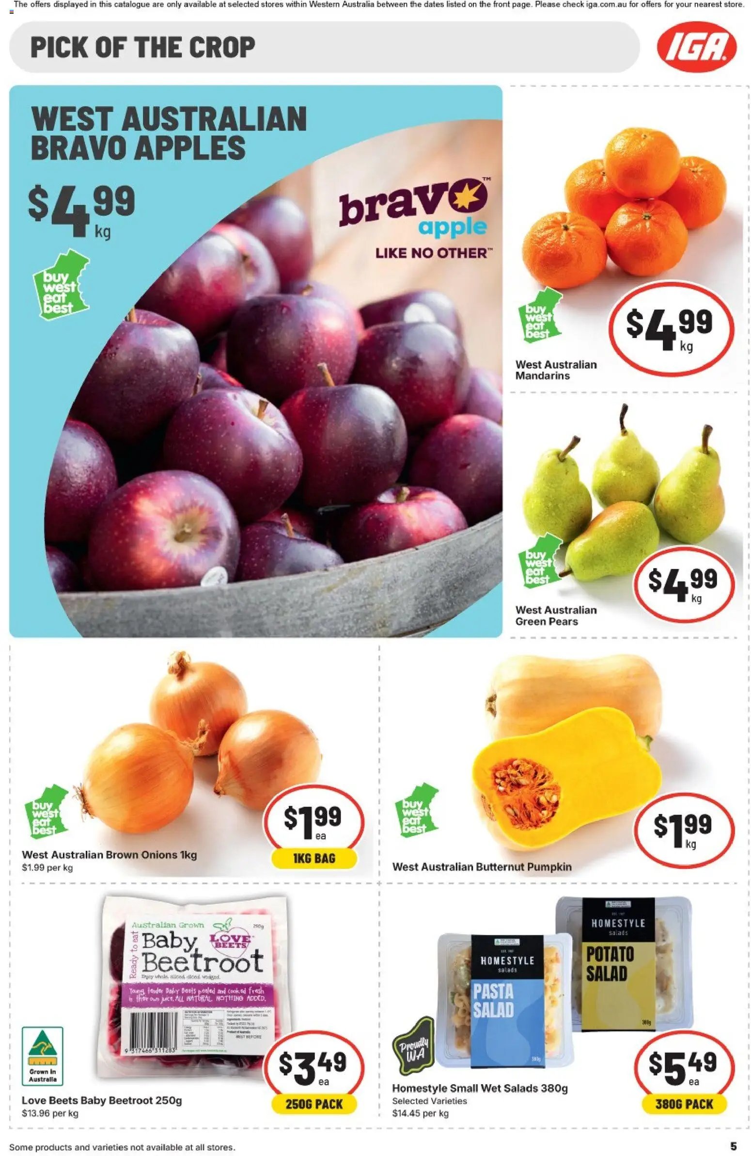 IGA catalogue from 15/07/2026 IGA catalogue WA Medium Metro