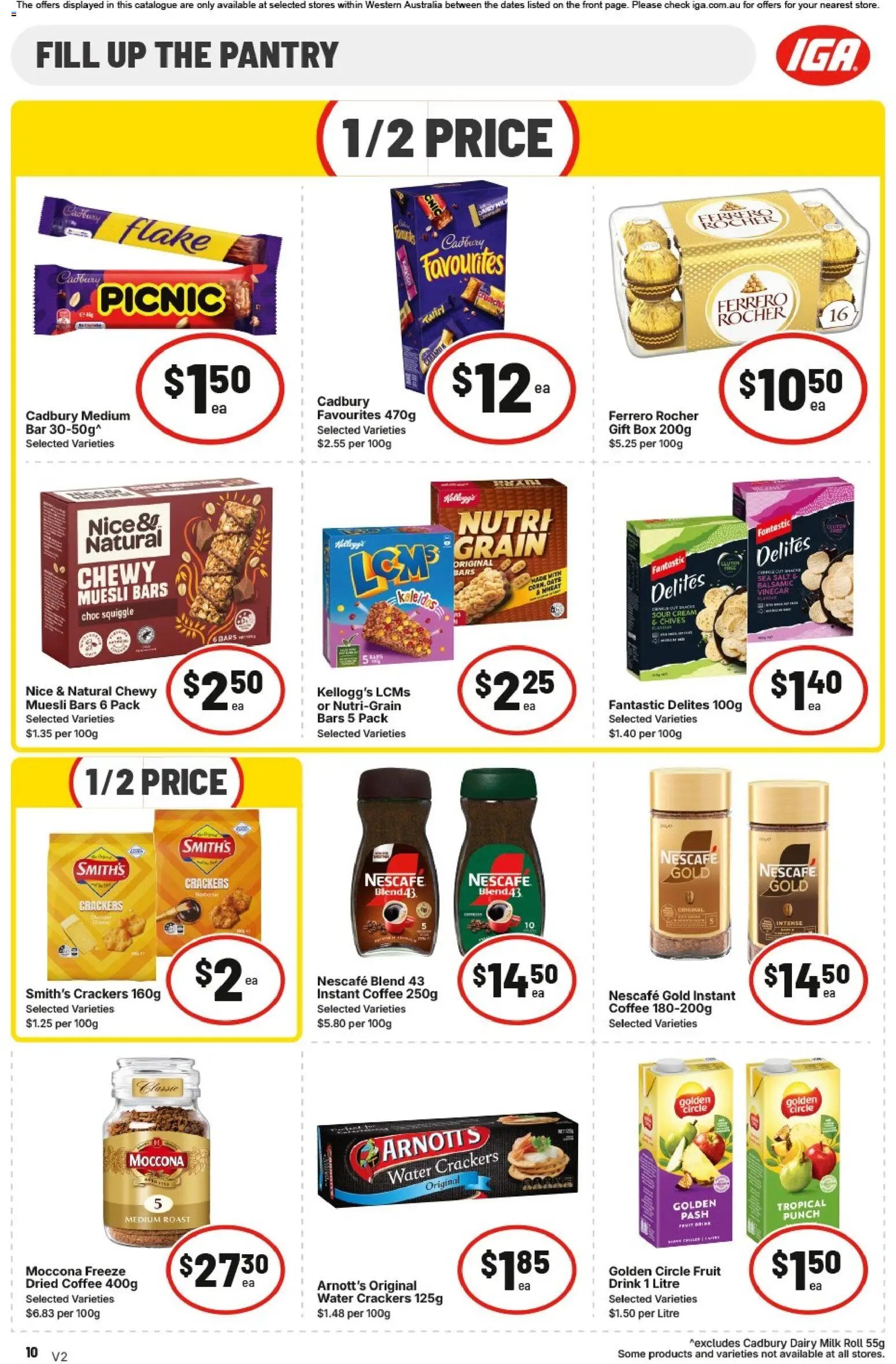 IGA catalogue from 01/07/2026 IGA catalogue NT/WA