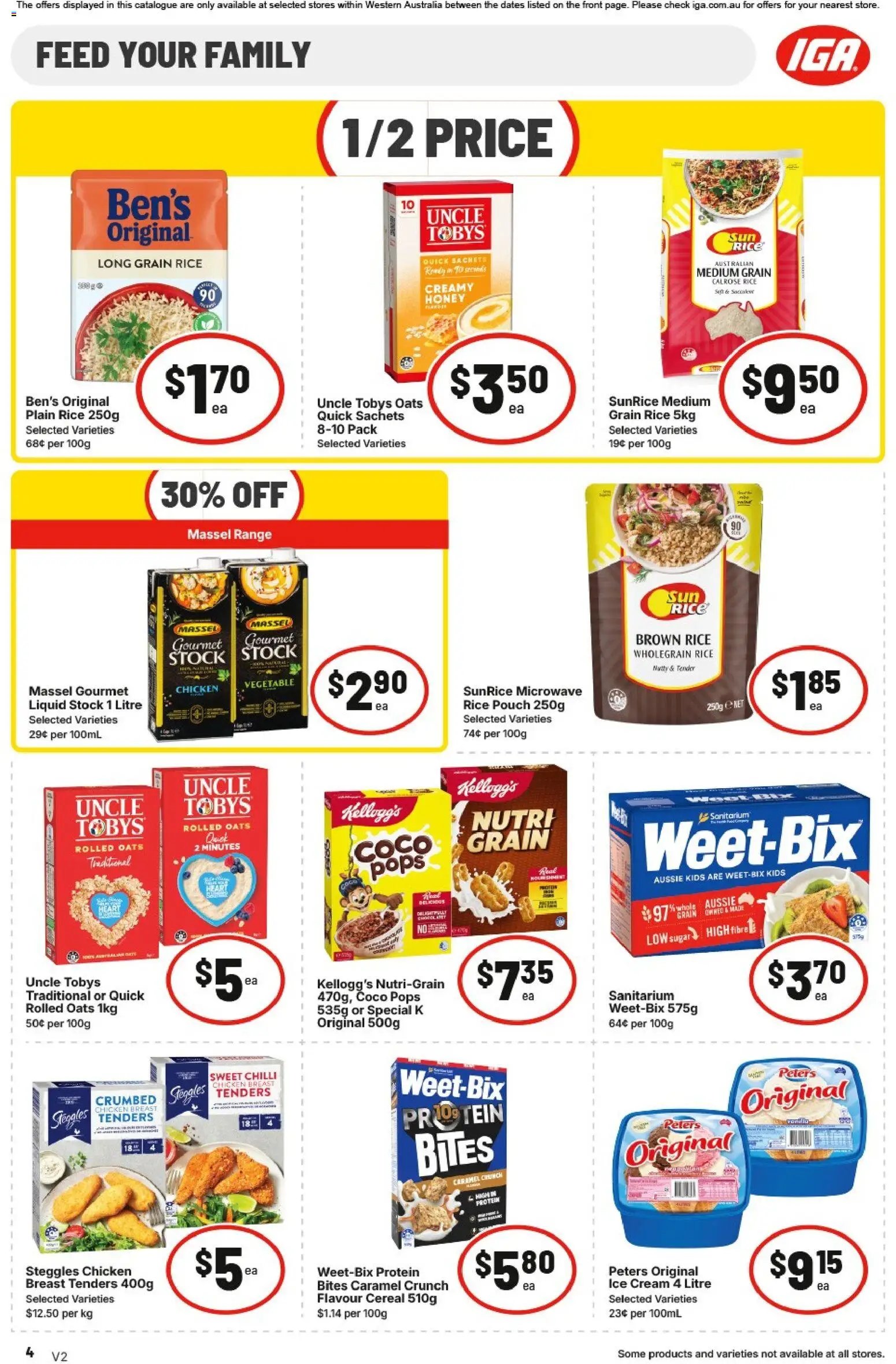 IGA catalogue from 01/07/2026 IGA catalogue NT/WA