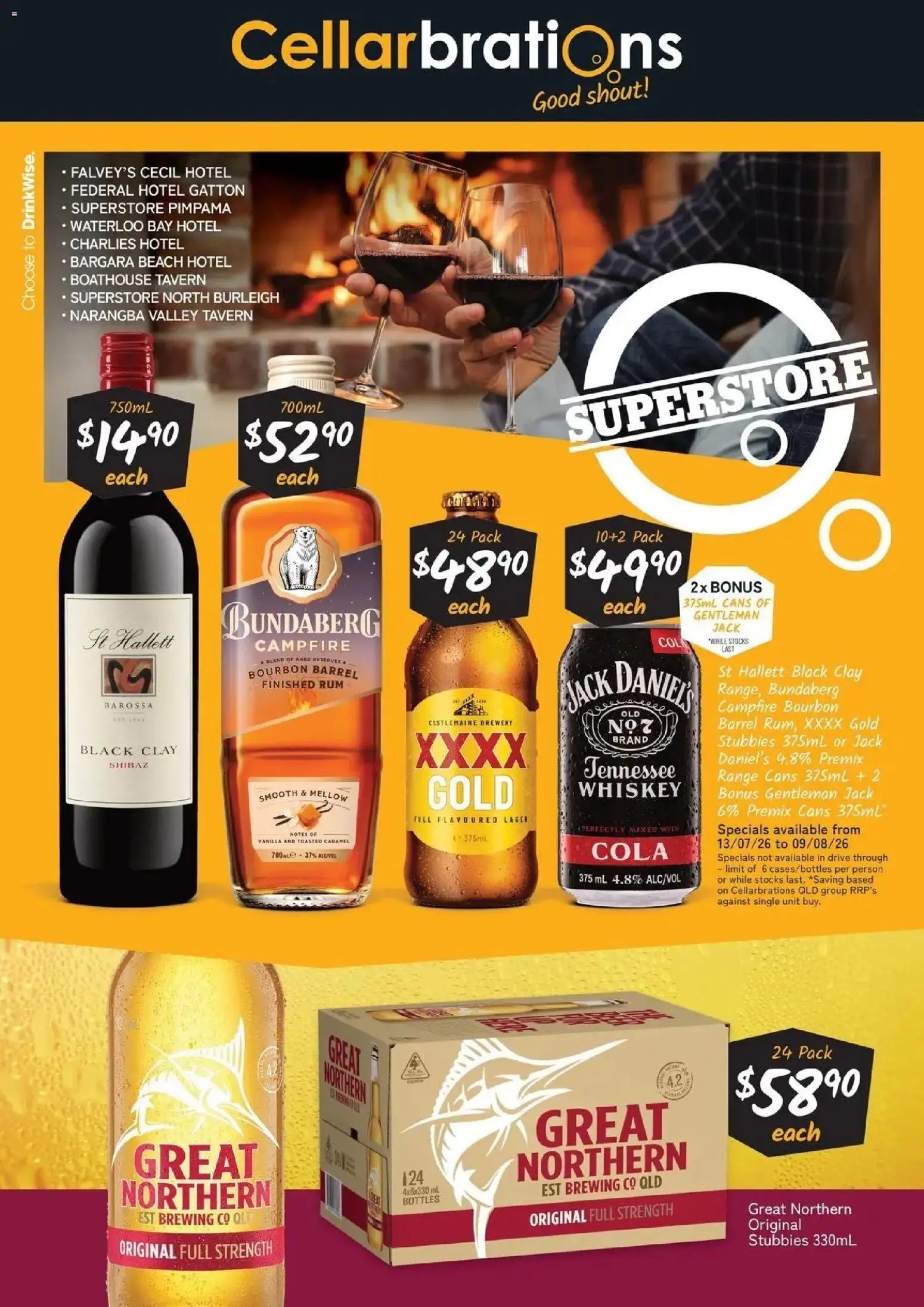 Cellarbrations catalogue from 12/07/2026 Good Shout! QLD SS 13/07