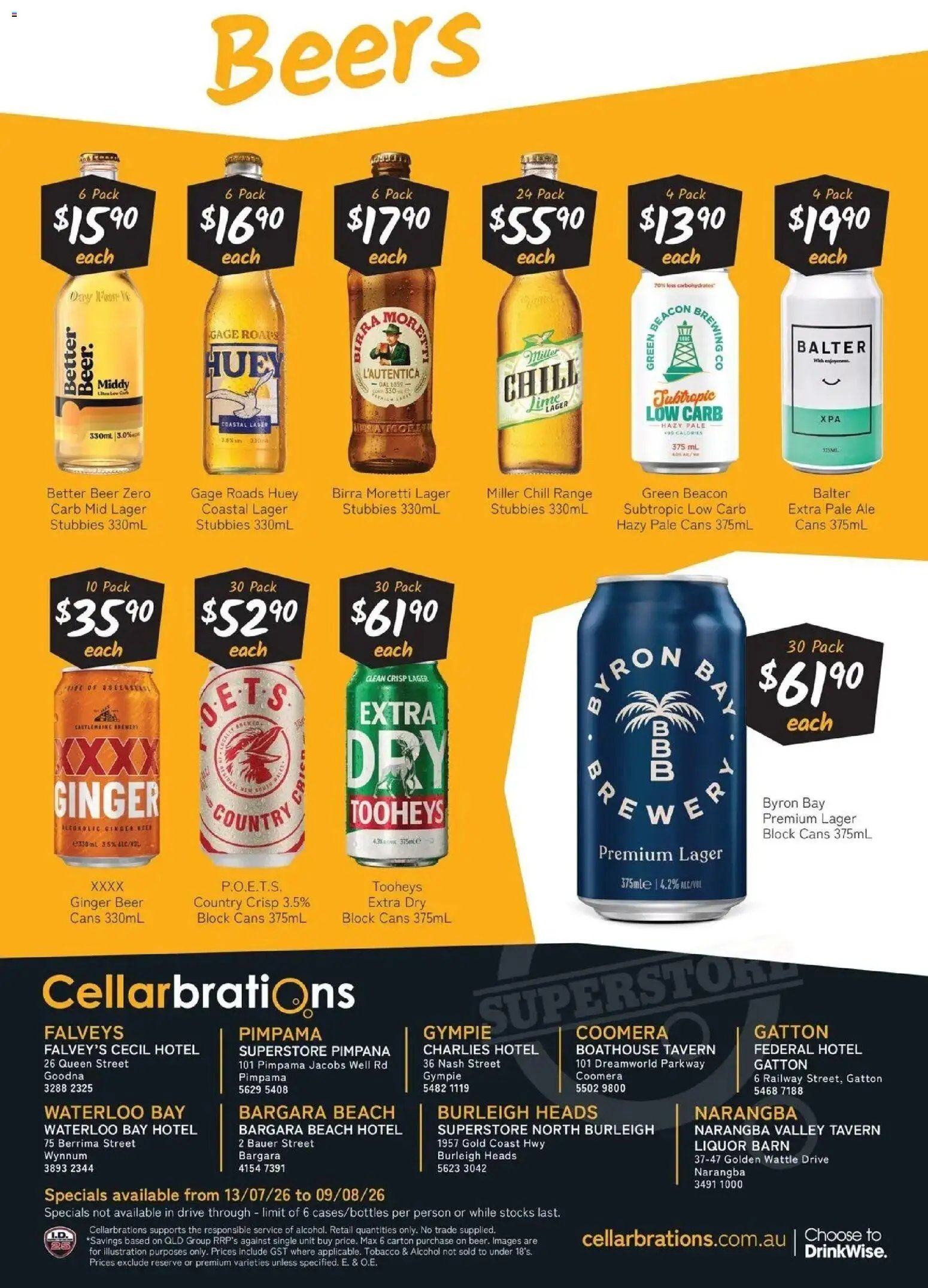 Cellarbrations catalogue from 12/07/2026 Good Shout! QLD SS 13/07