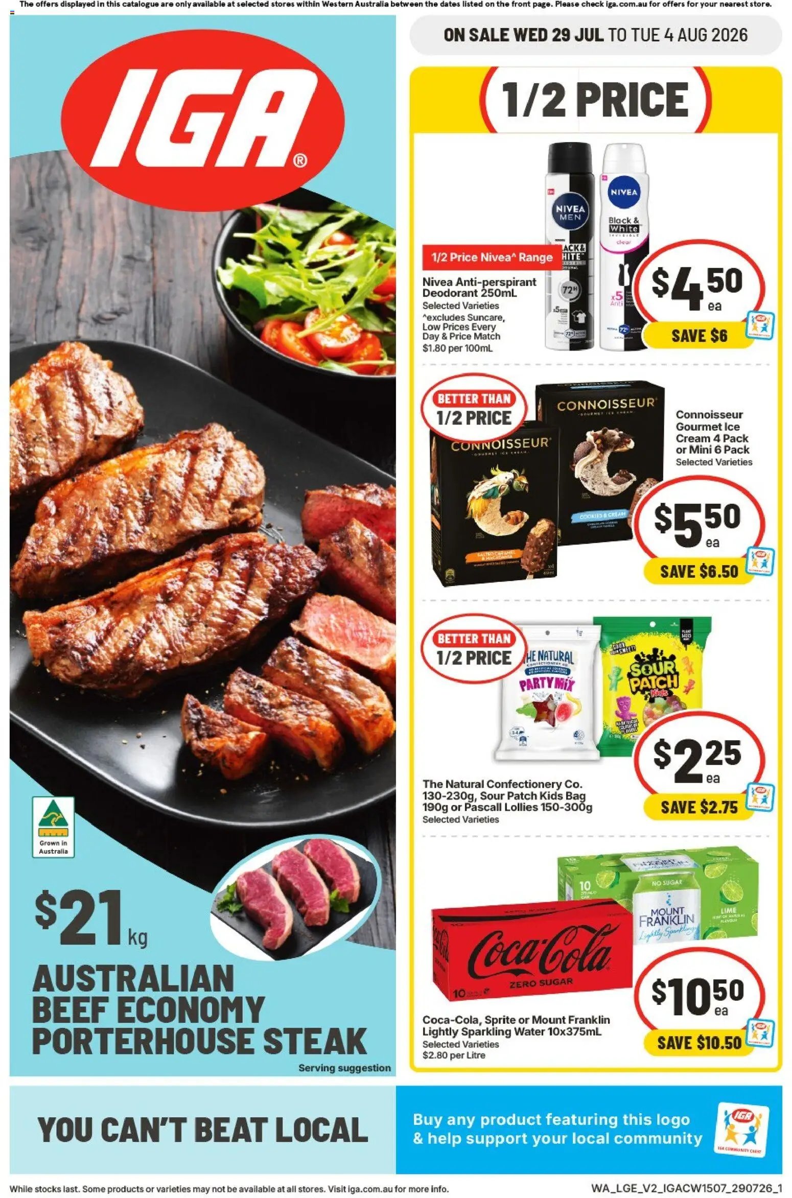 IGA catalogue from 29/07/2026 IGA catalogue WA